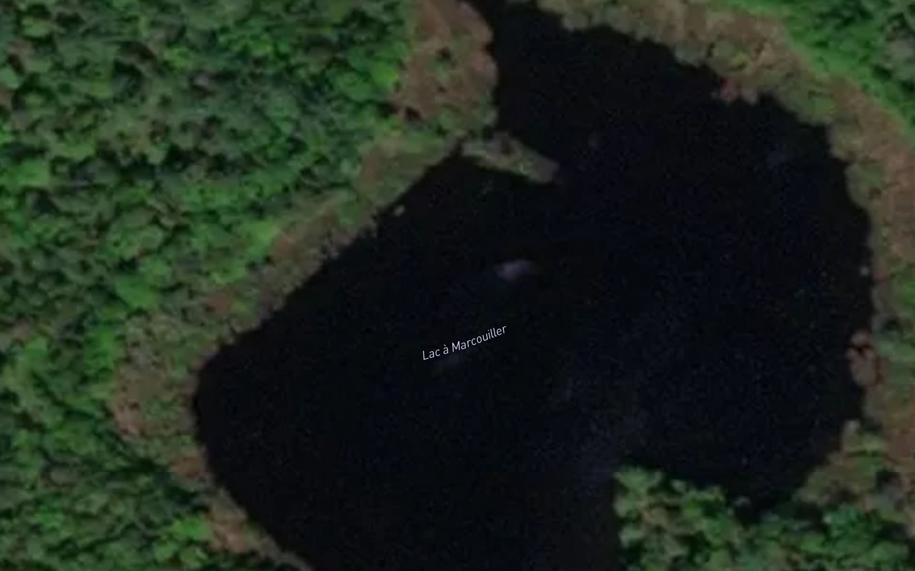 Satellite map of the Lac a Marcouiller