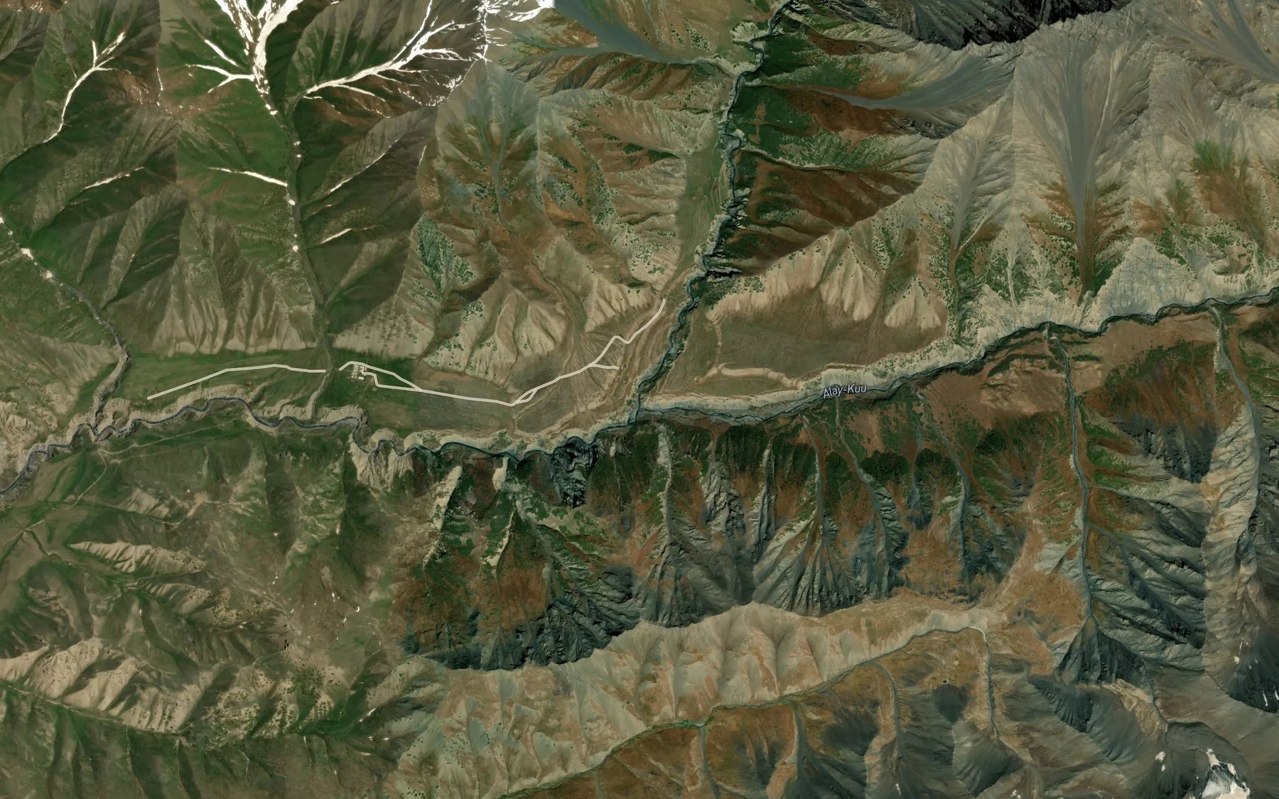 Satellite map of the Suyek