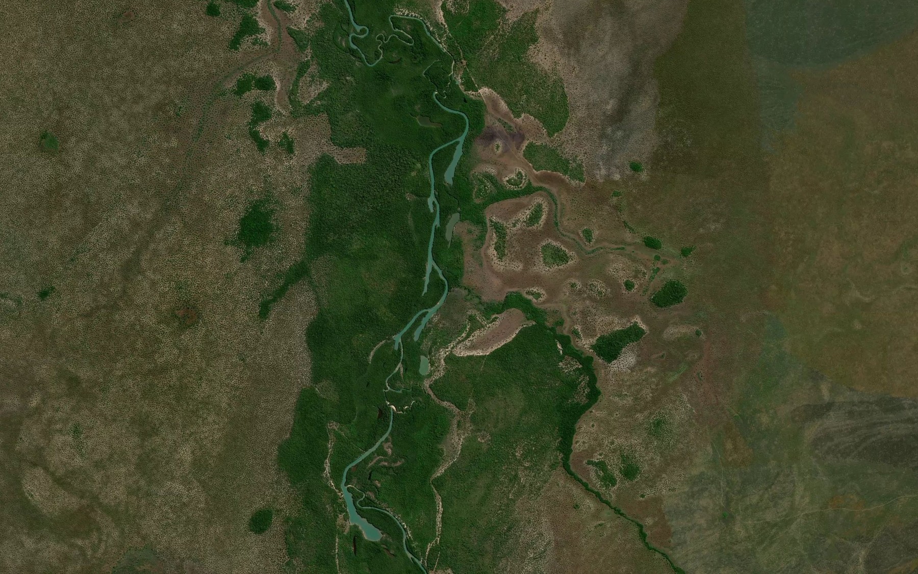 Satellite map of the Riozinho