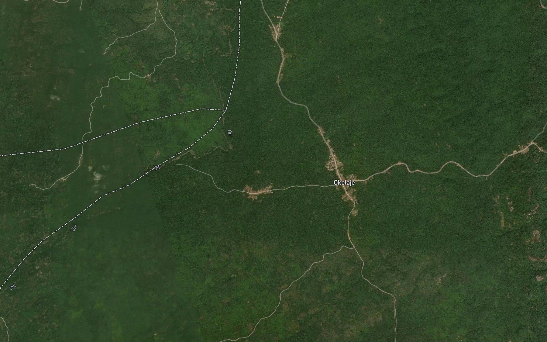Satellite map of the River Lagba