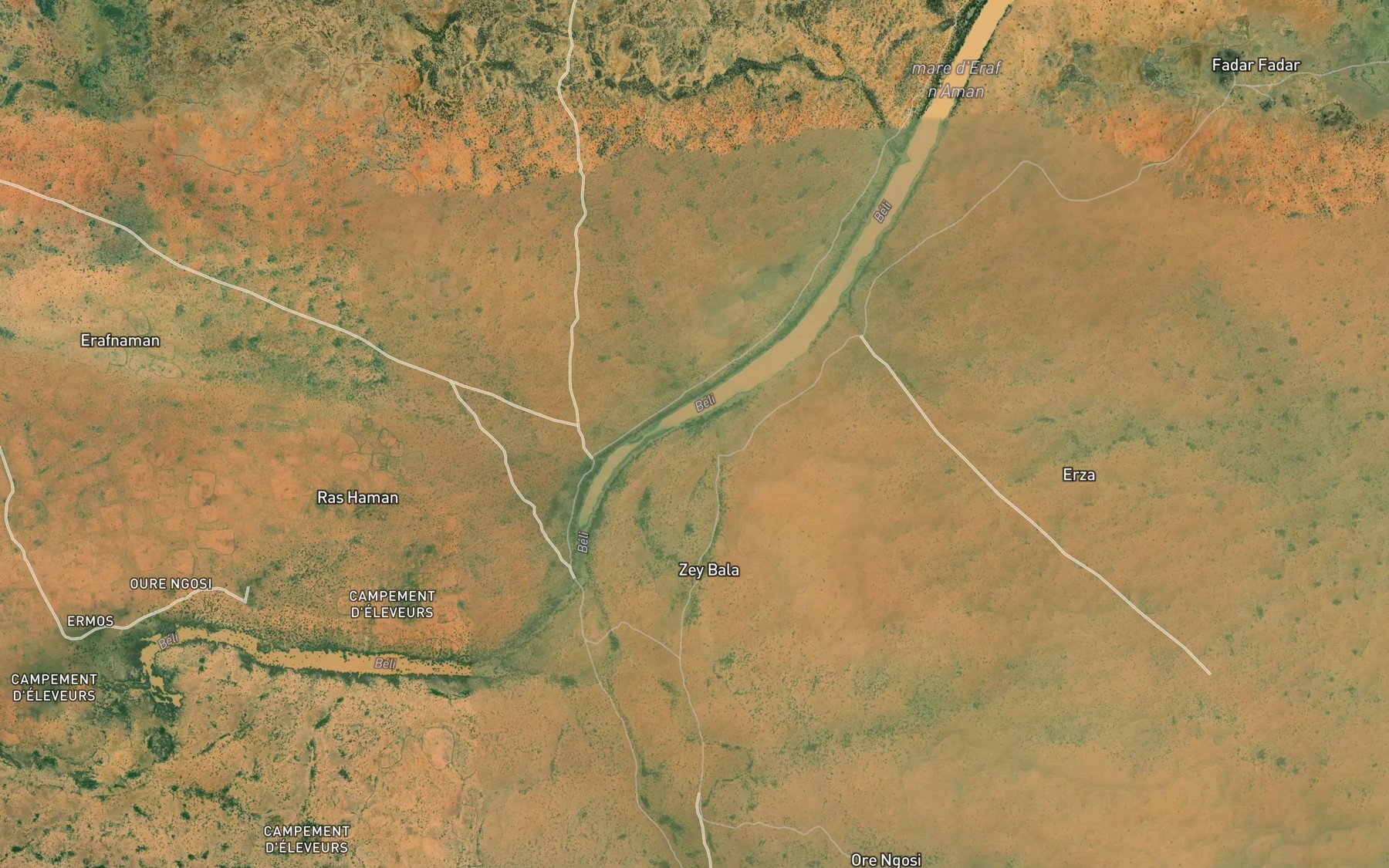 Satellite map of the Rafnaman