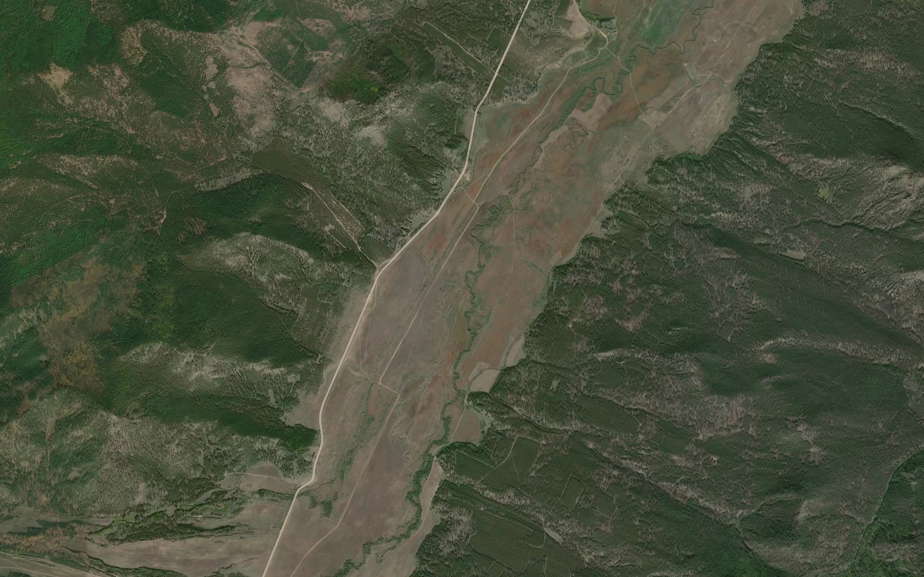 Satellite map of the Poperechnyy