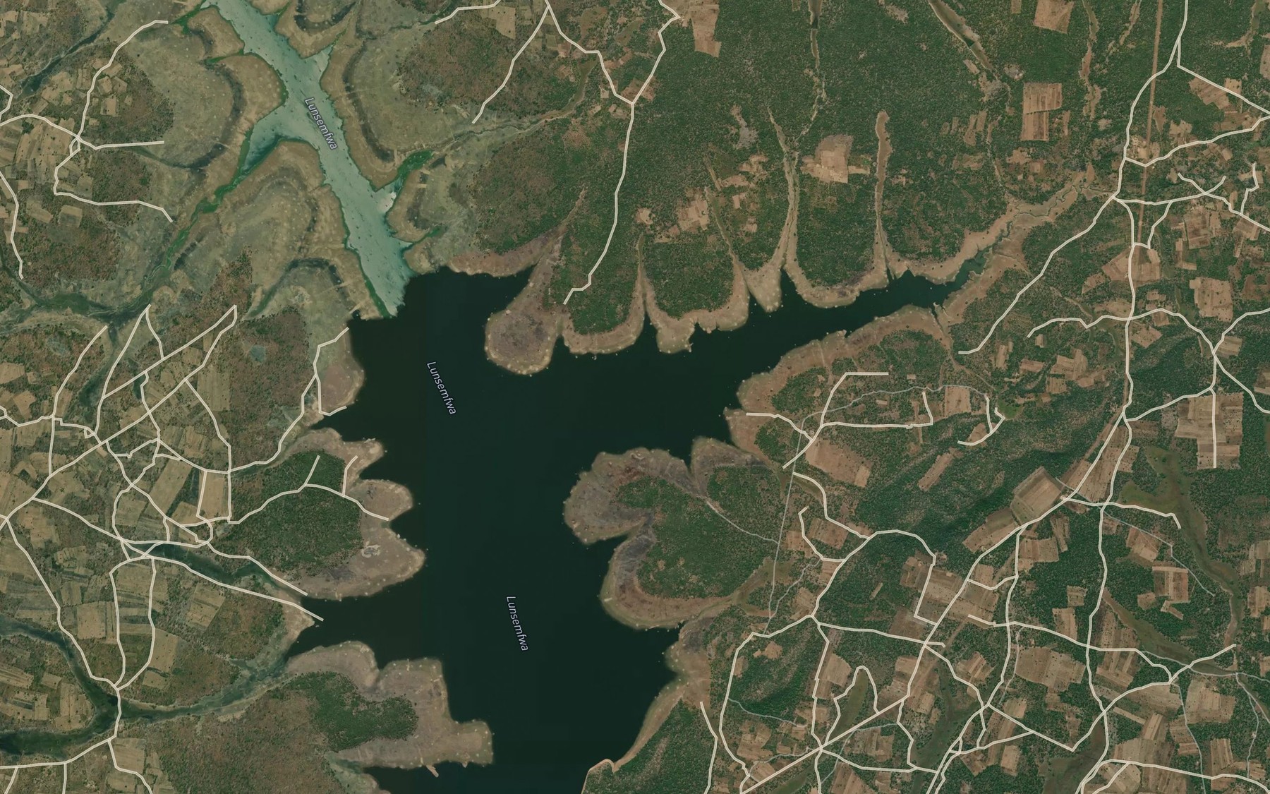 Satellite map of the Lumba