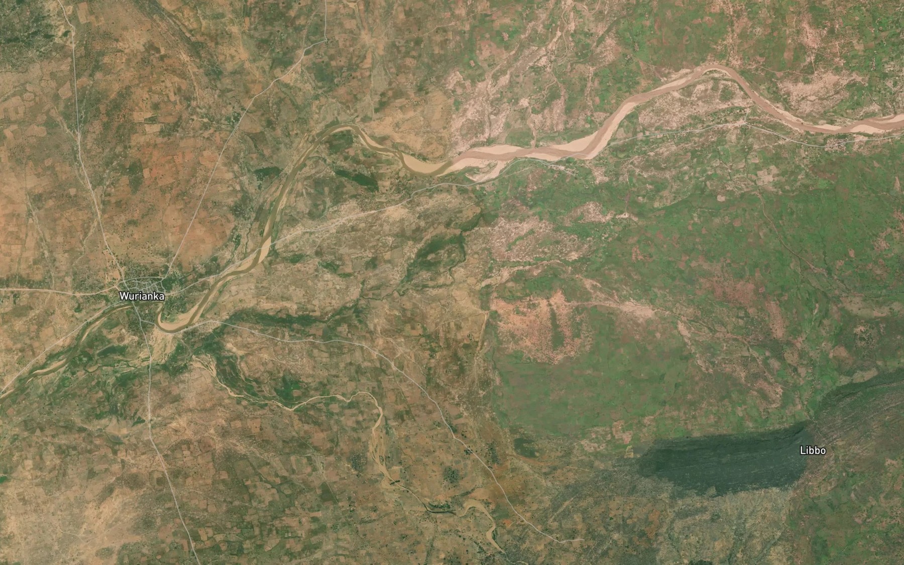 Satellite map of the MayoKauli