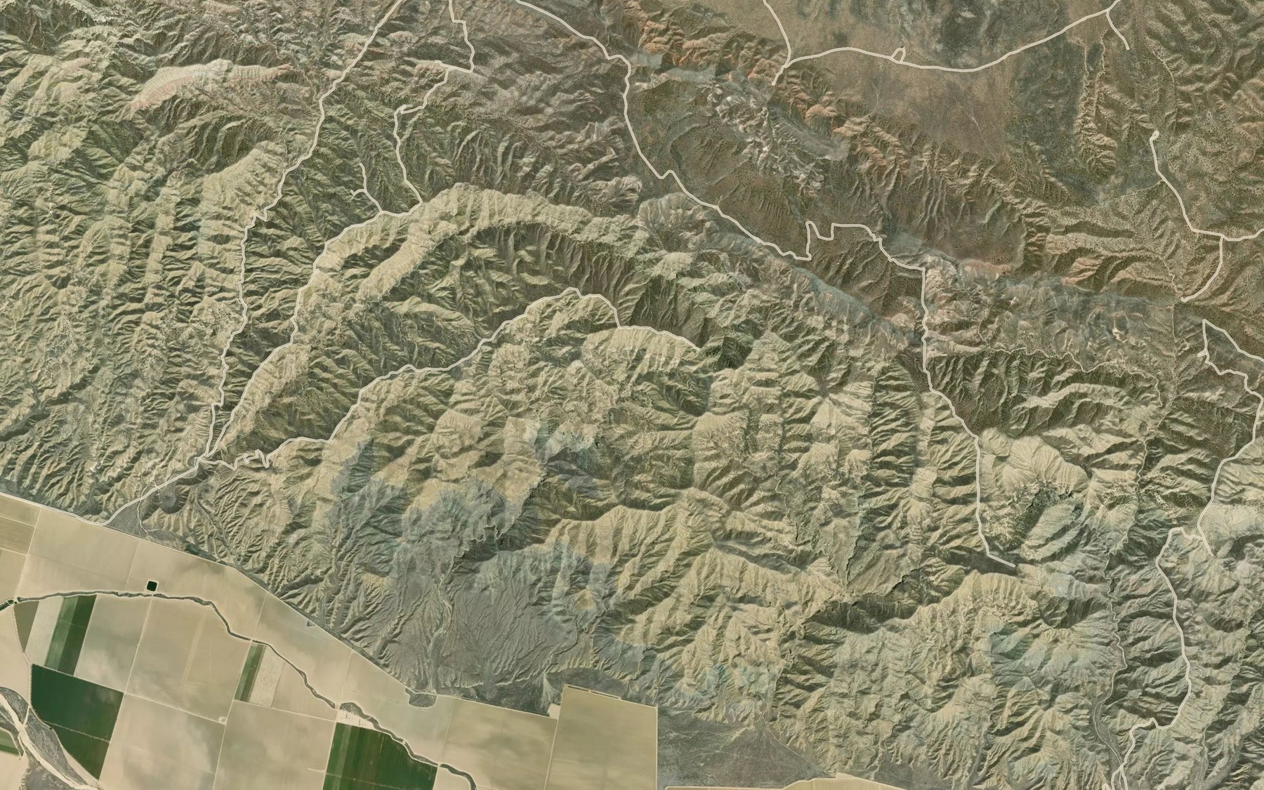 Satellite map of the Willow Spring