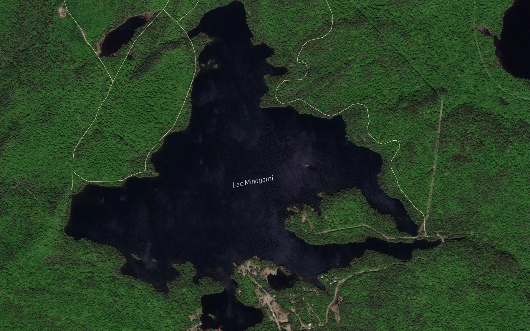 Satellite map of the Lac Minogami