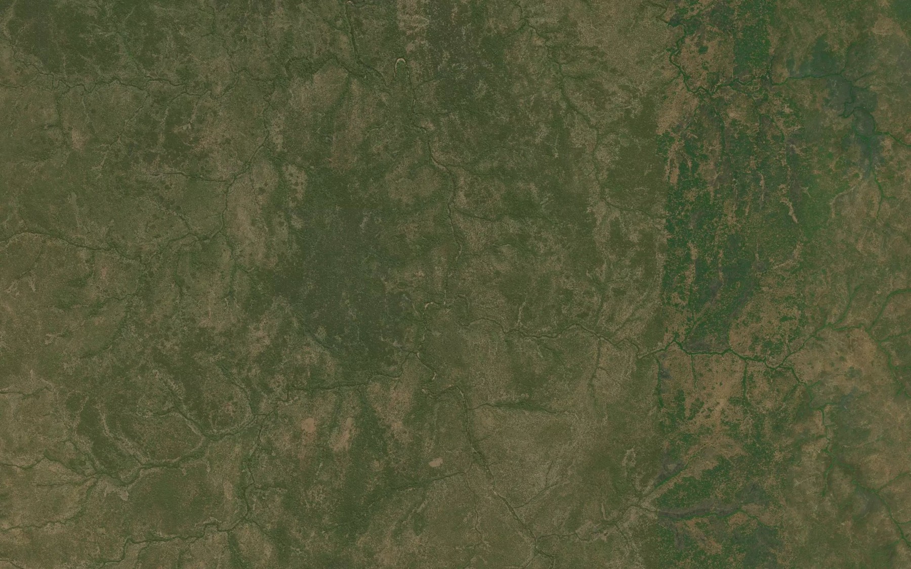 Satellite map of the Zerekata