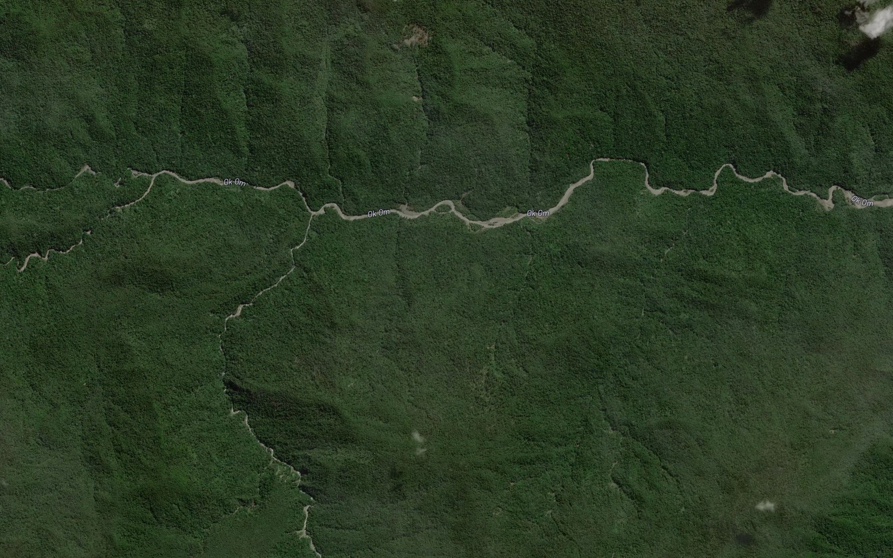 Satellite map of the Piong River