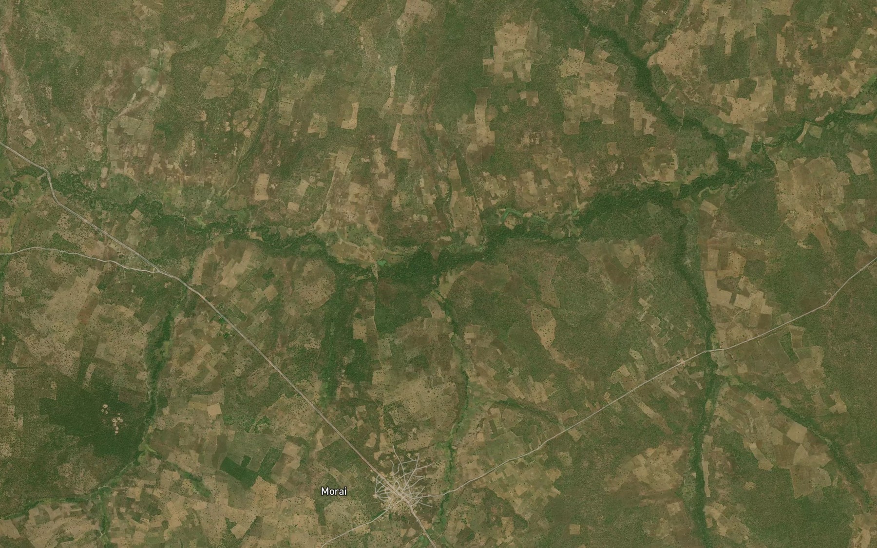 Satellite map of the River Kusa