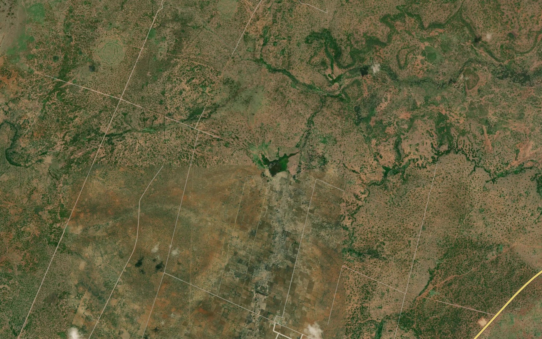 Satellite map of the Sukuta Banyabain Spring