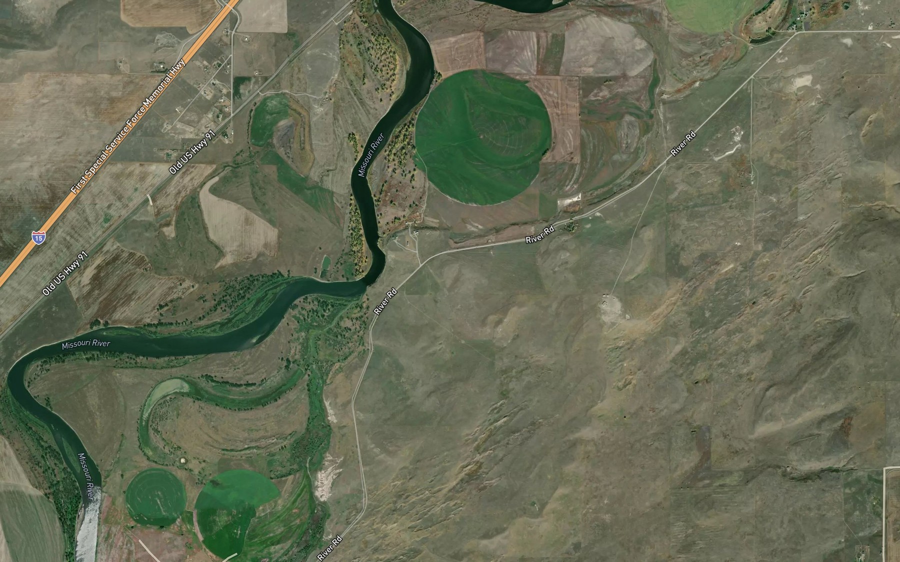 Satellite map of the 18N01E15B___01 Spring