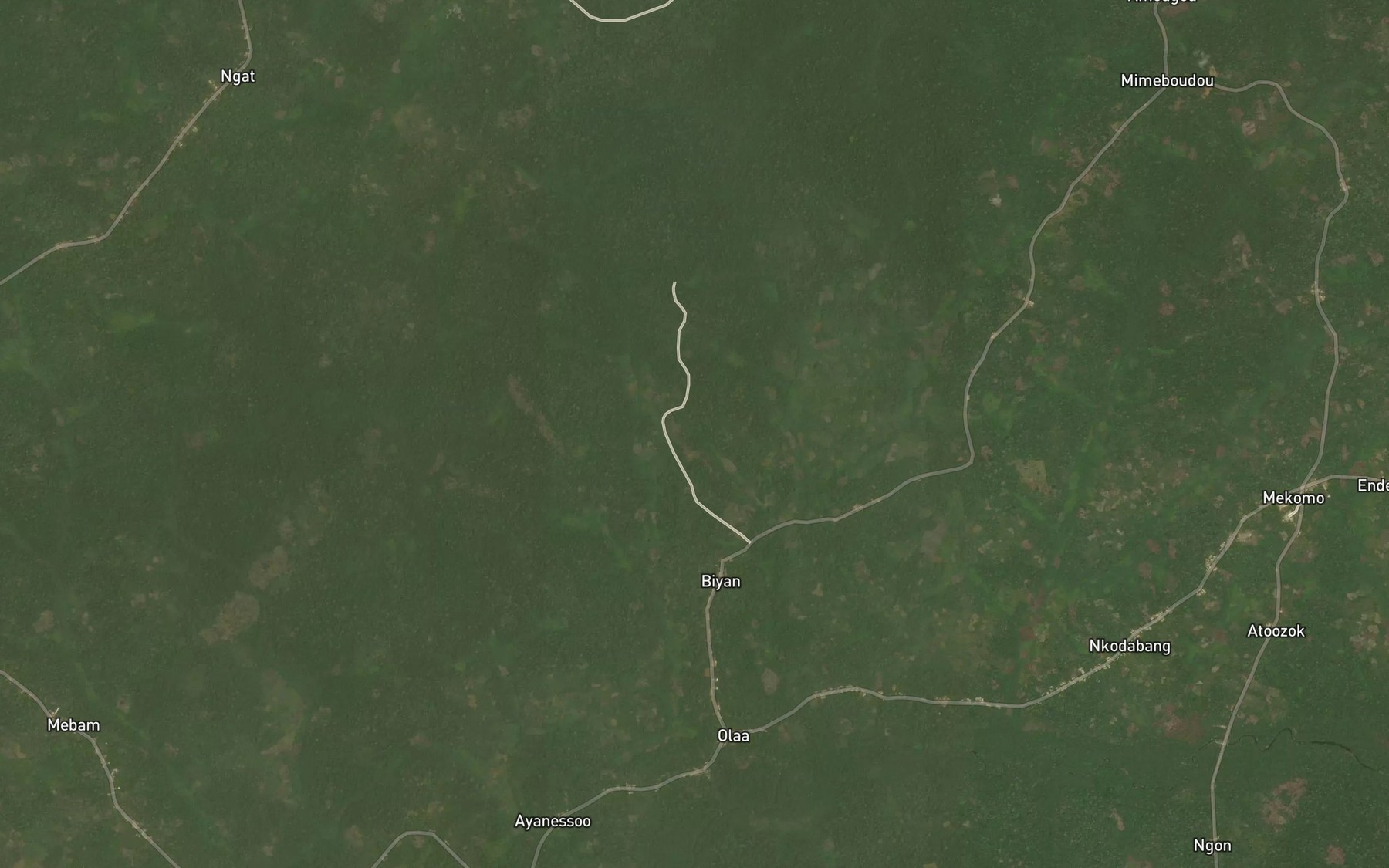 Satellite map of the Misolo