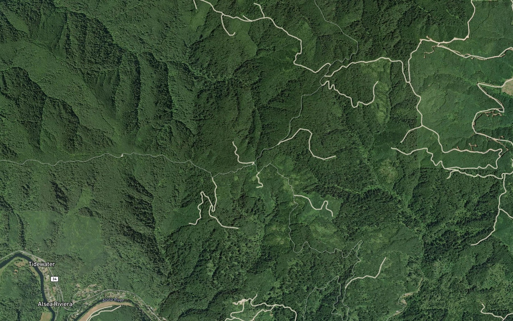 Satellite map of the Cold Spring