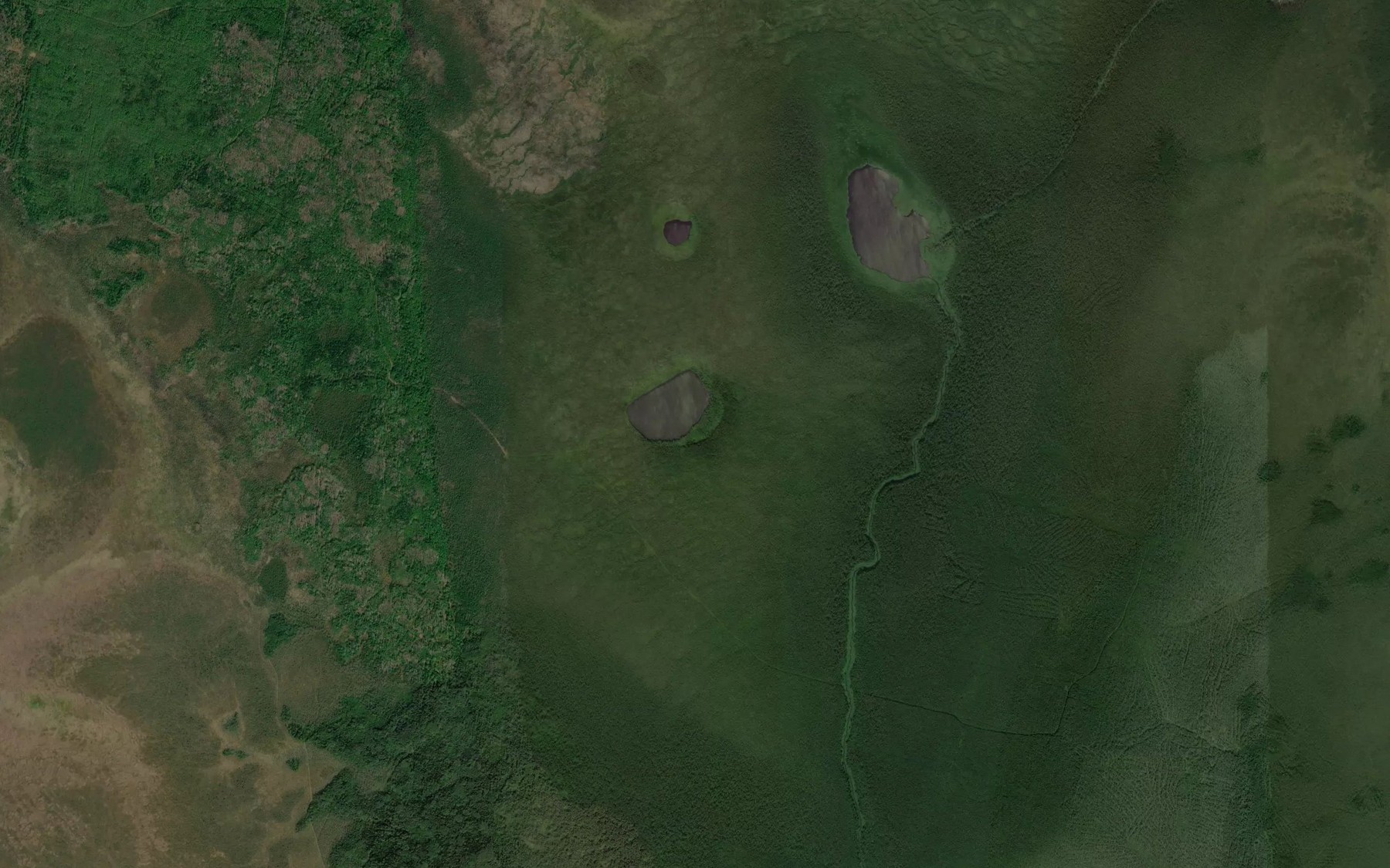 Satellite map of the Ozero Kryazhevoye