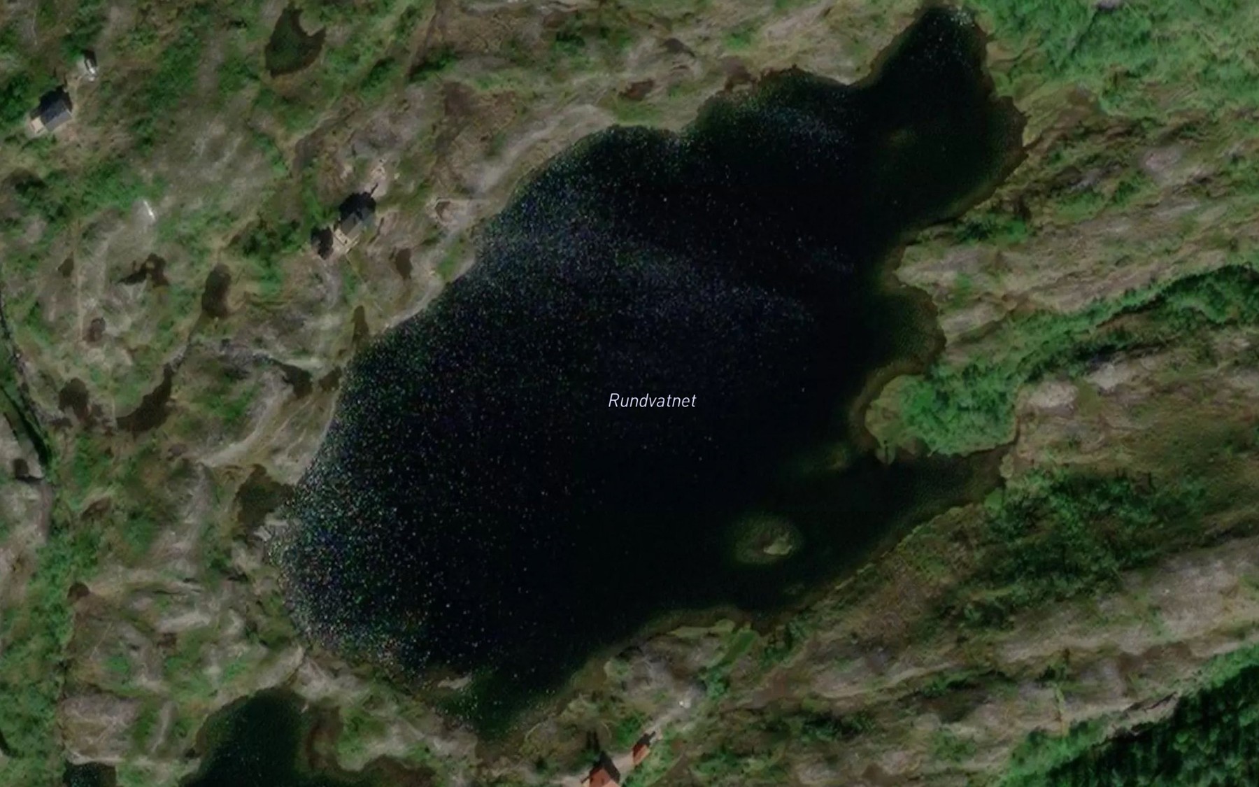 Satellite map of the Rundvatnet