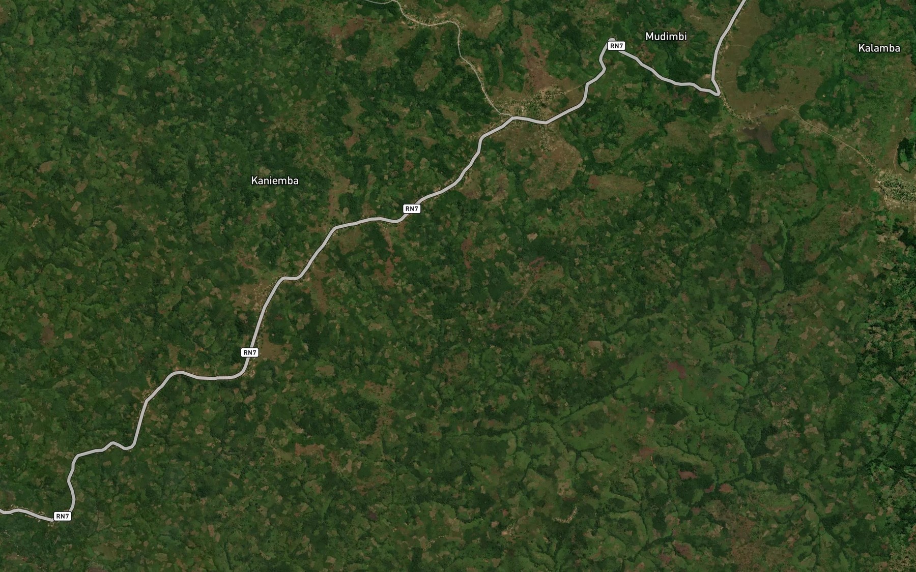 Satellite map of the Mudiadia