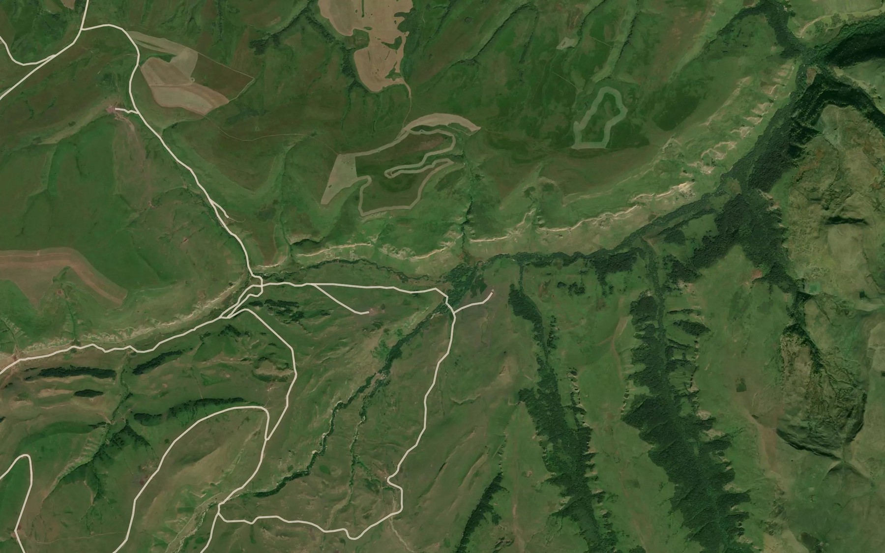 Satellite map of the Tamchisu