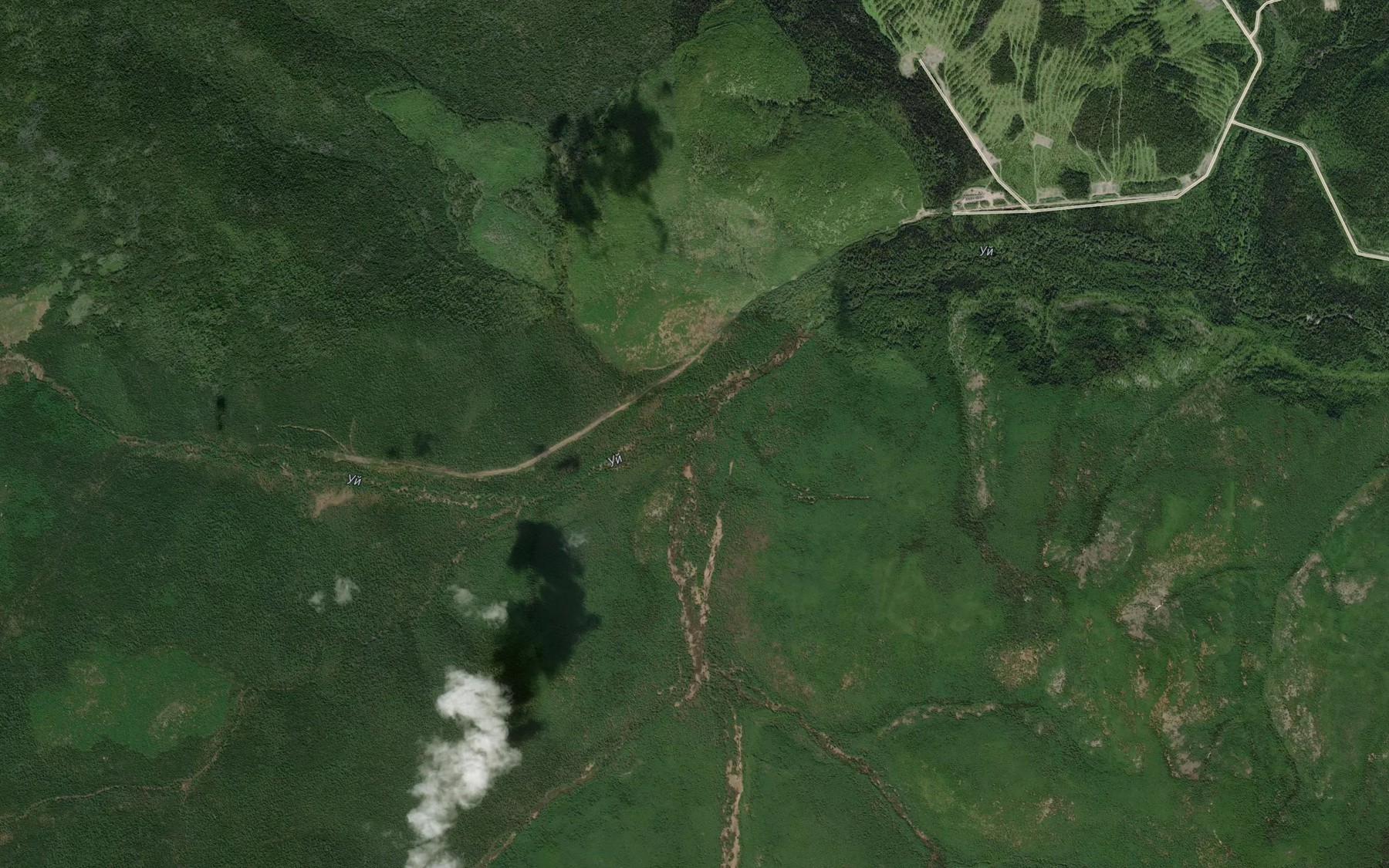 Satellite map of the Zavetnyy