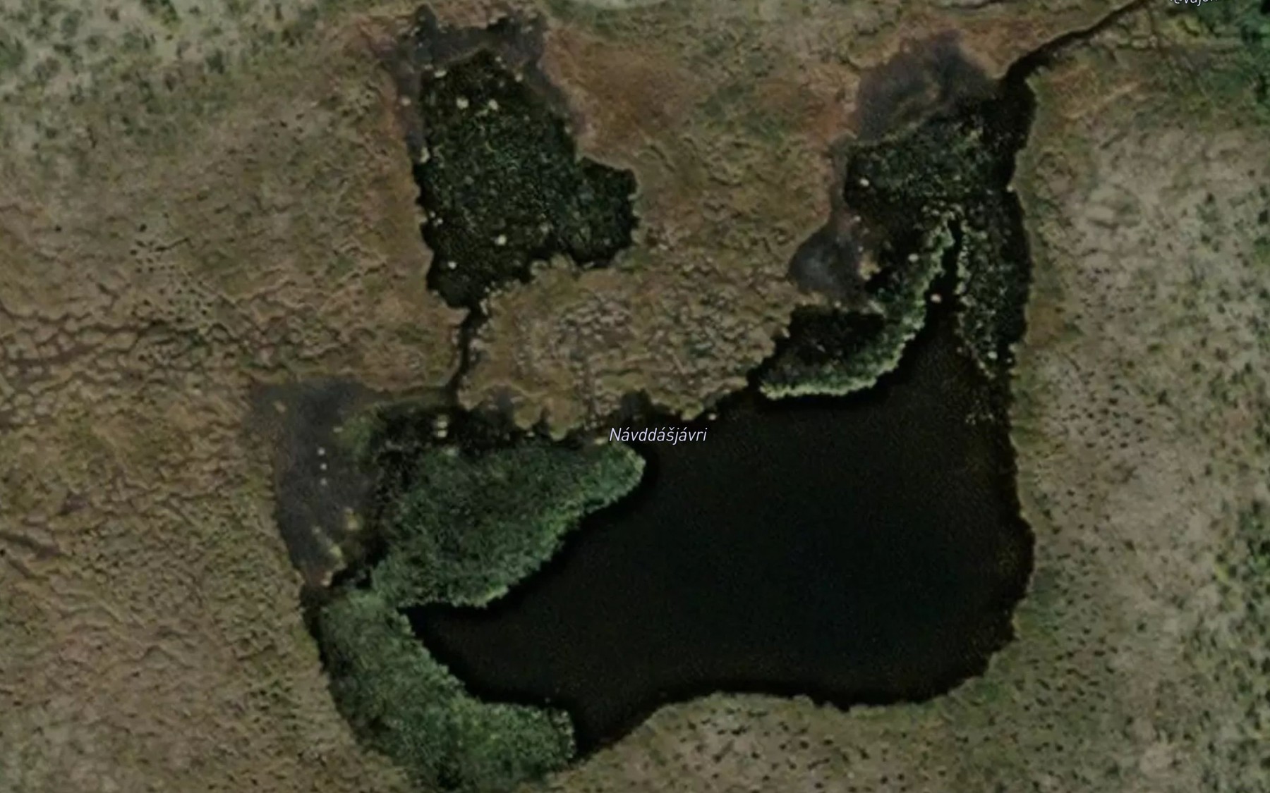 Satellite map of the Navdasjavri