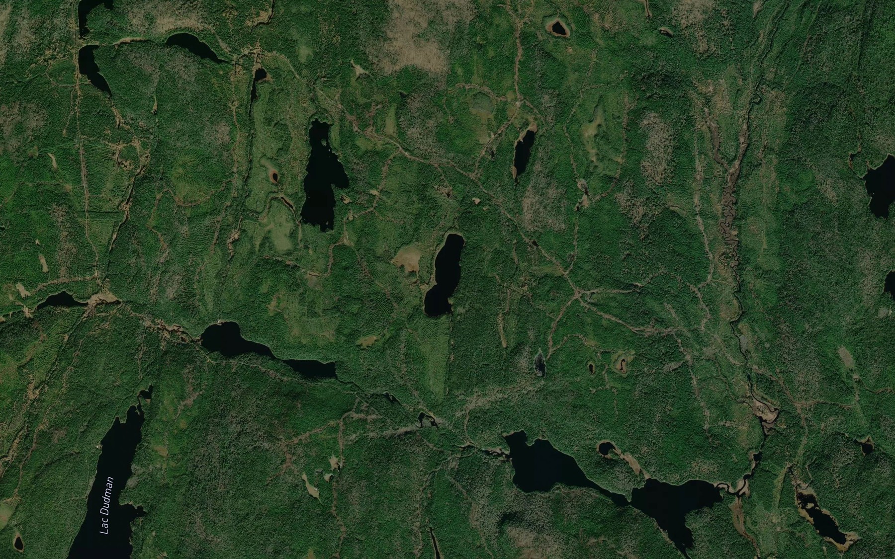 Satellite map of the Lac Complot