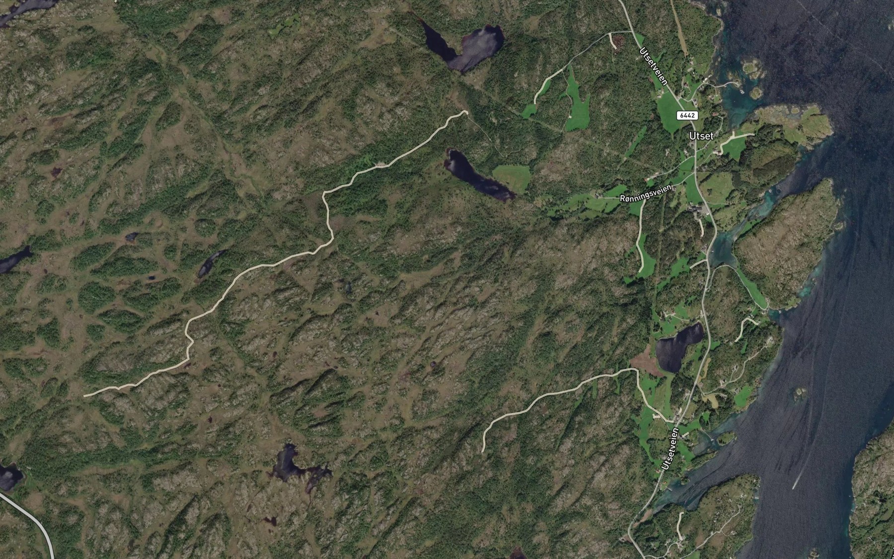 Satellite map of the Stokkskardbekken