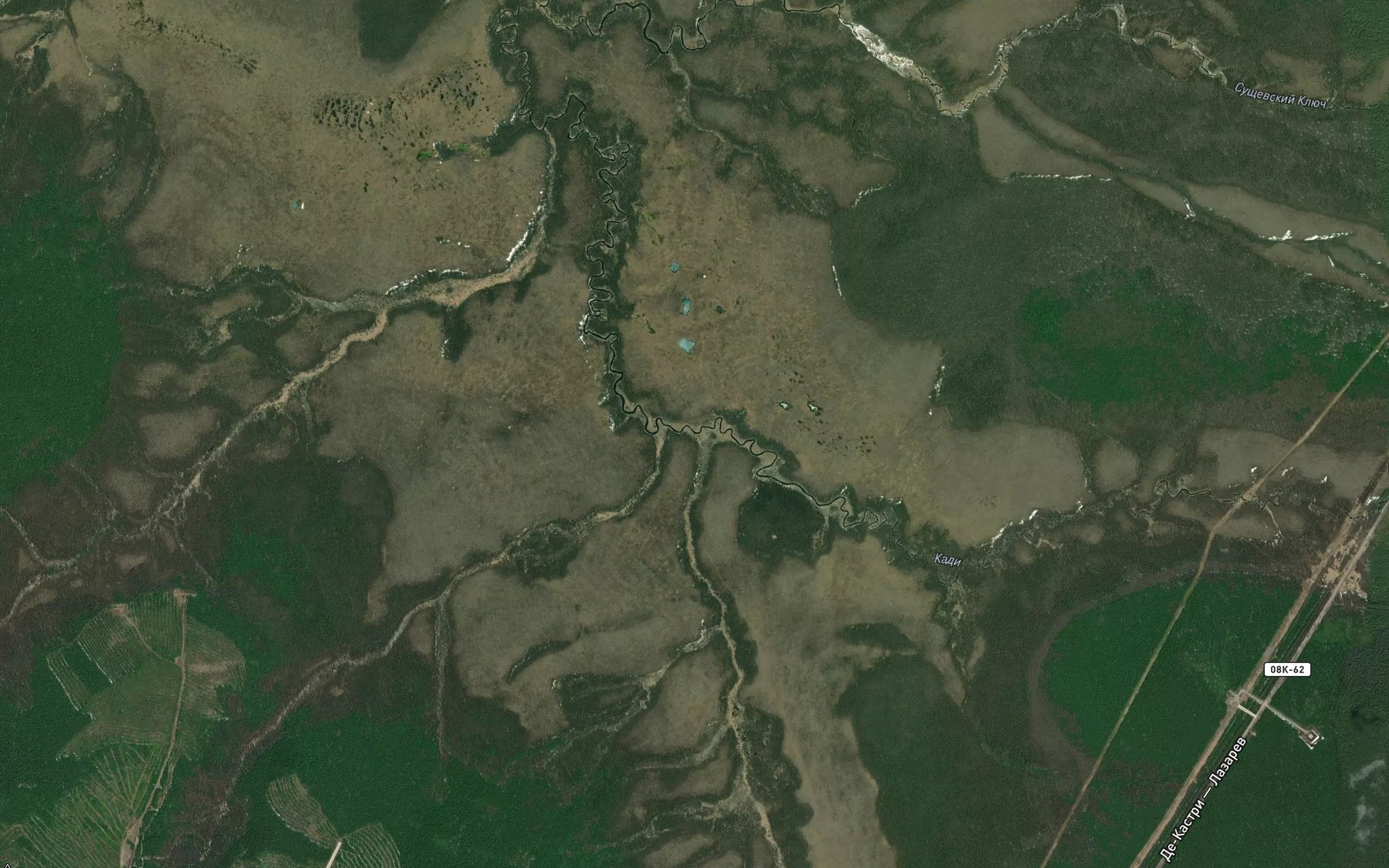Satellite map of the Kizhuch