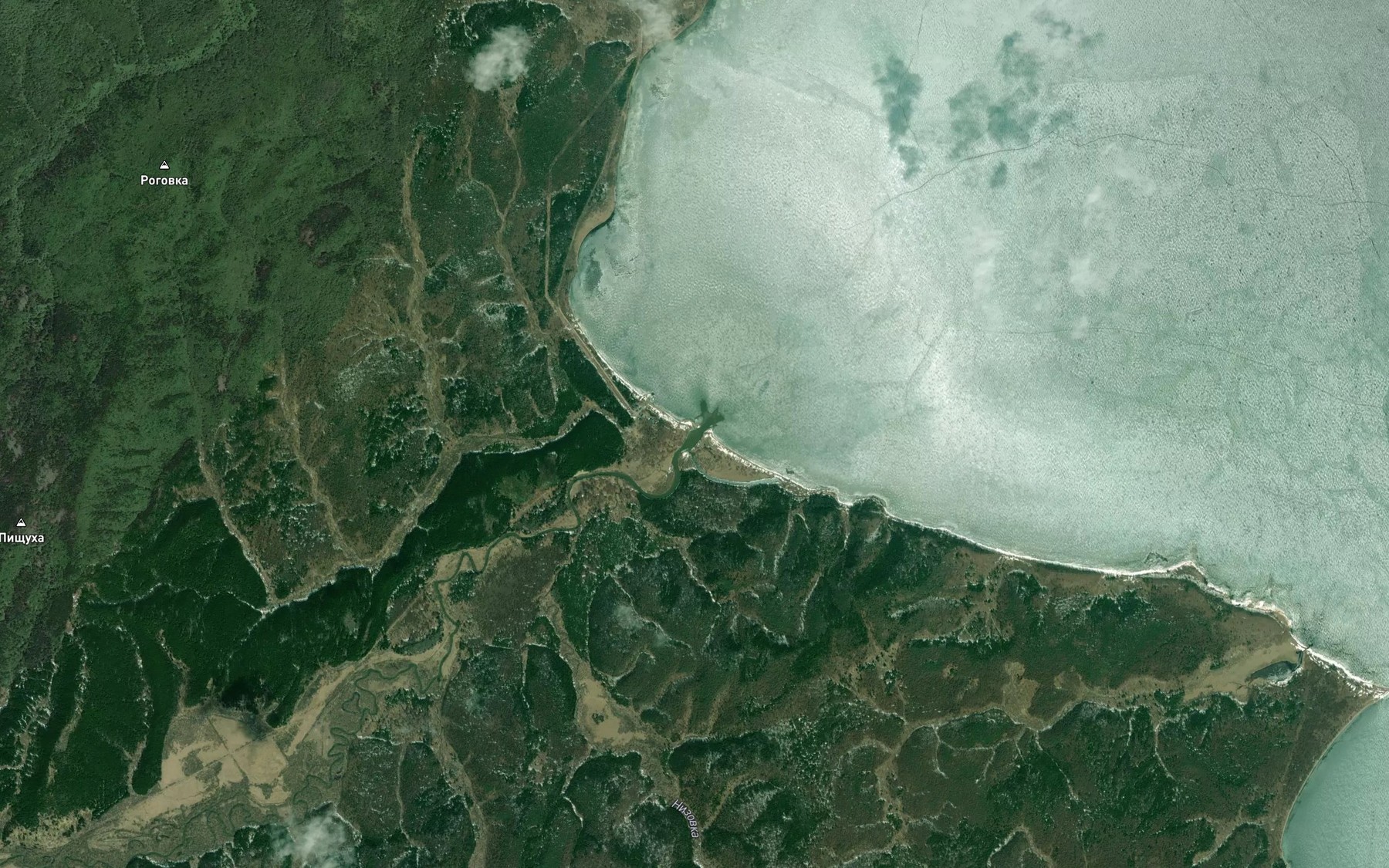 Satellite map of the Komissarovka
