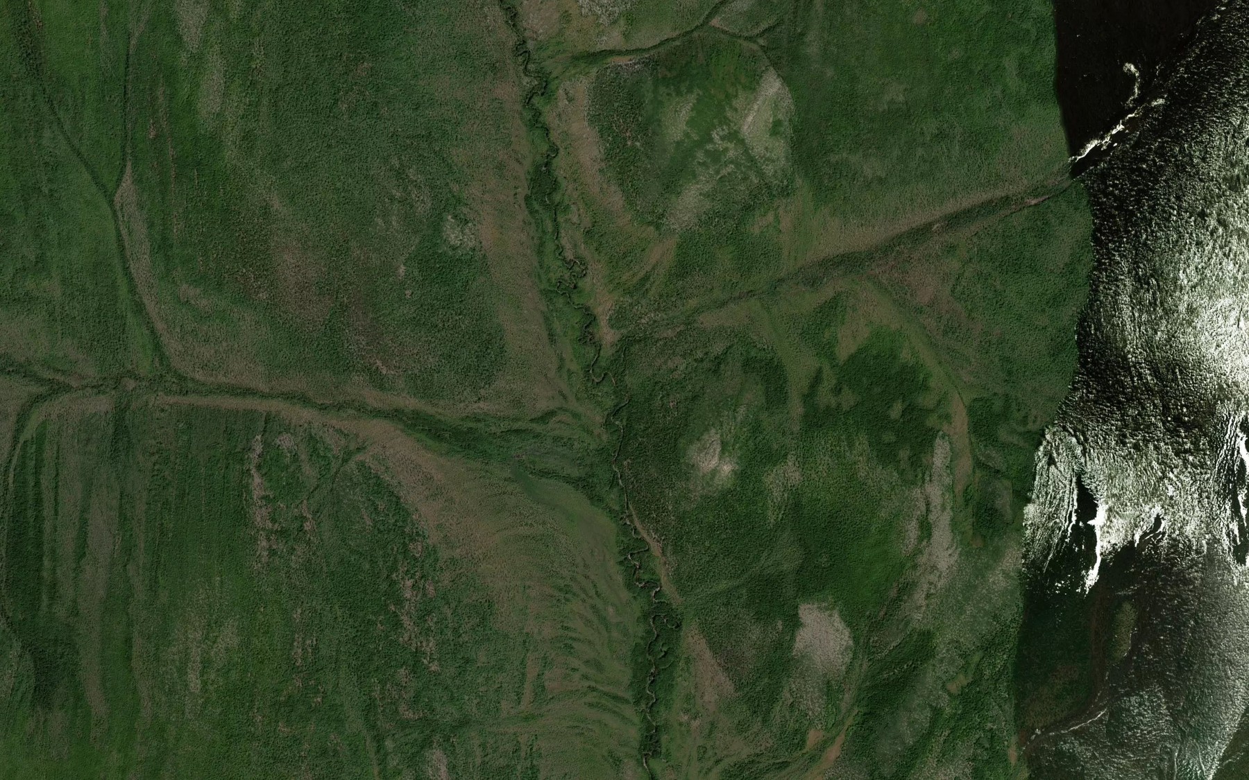 Satellite map of the Tumara