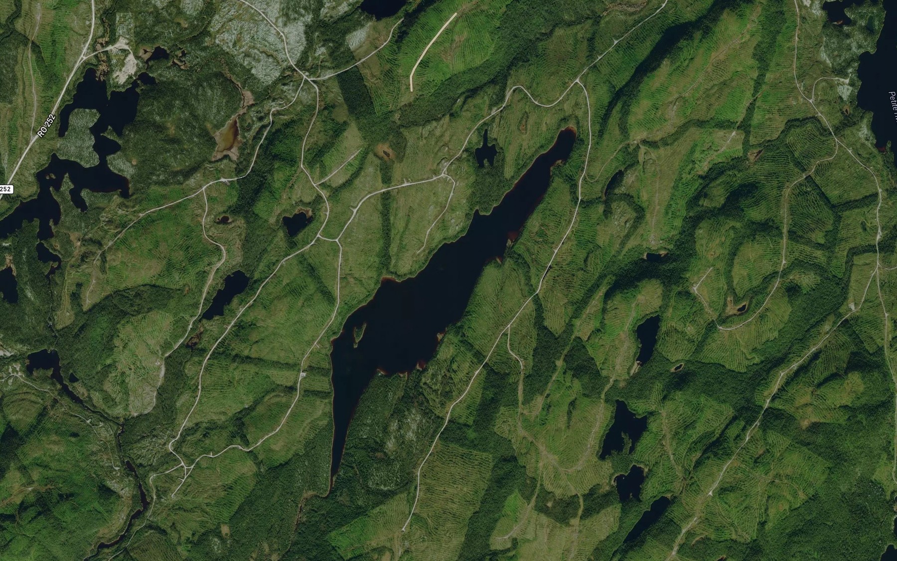 Satellite map of the Lac Hippocampe