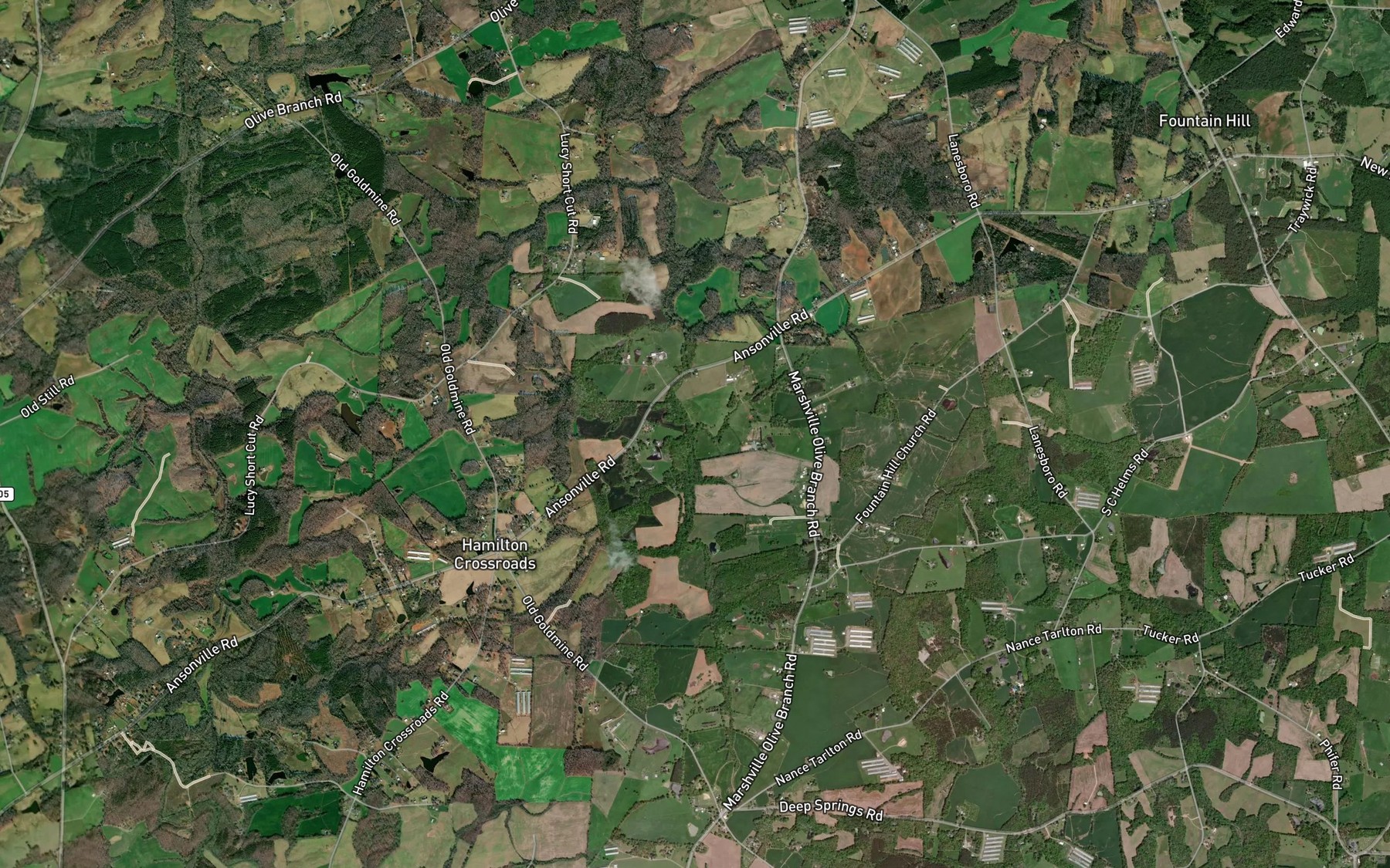 Satellite map of the Gold Branch