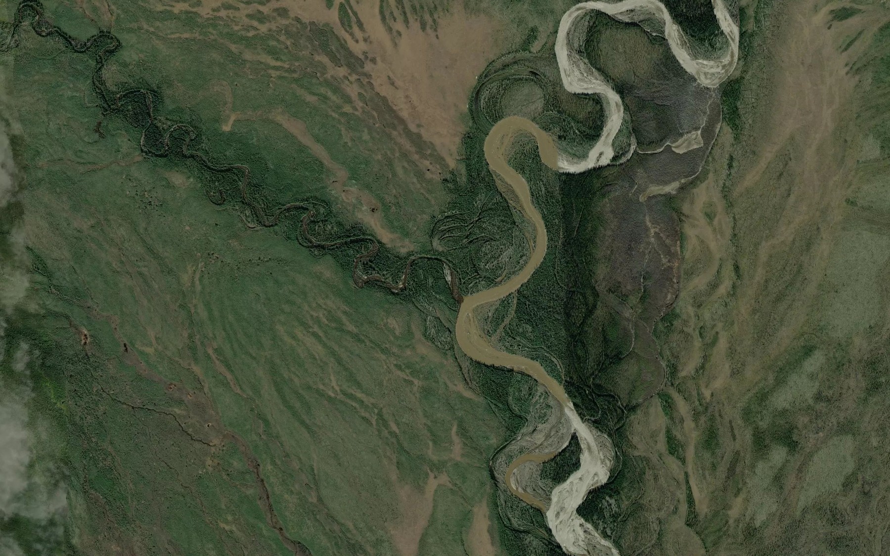Satellite map of the Chekhechunnjik Creek
