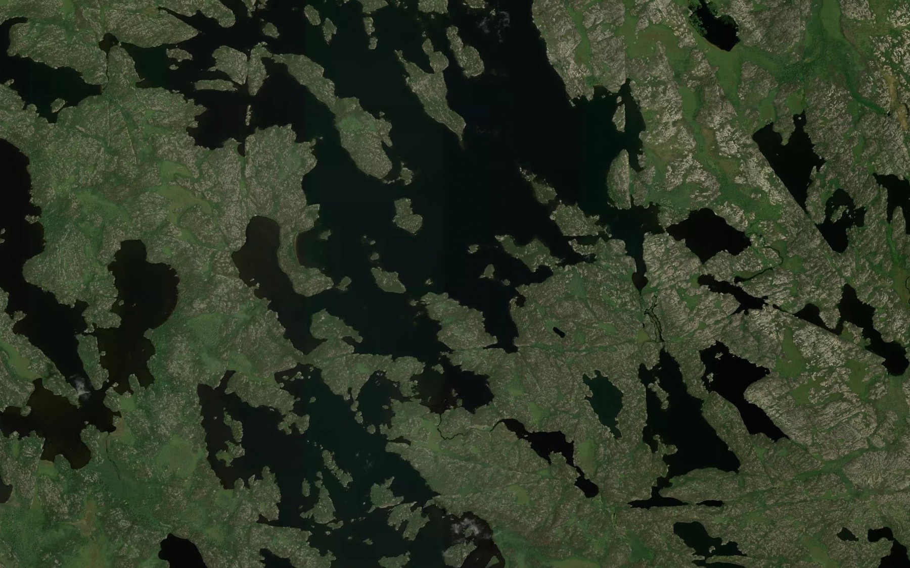 Satellite map of the Irregular Lake