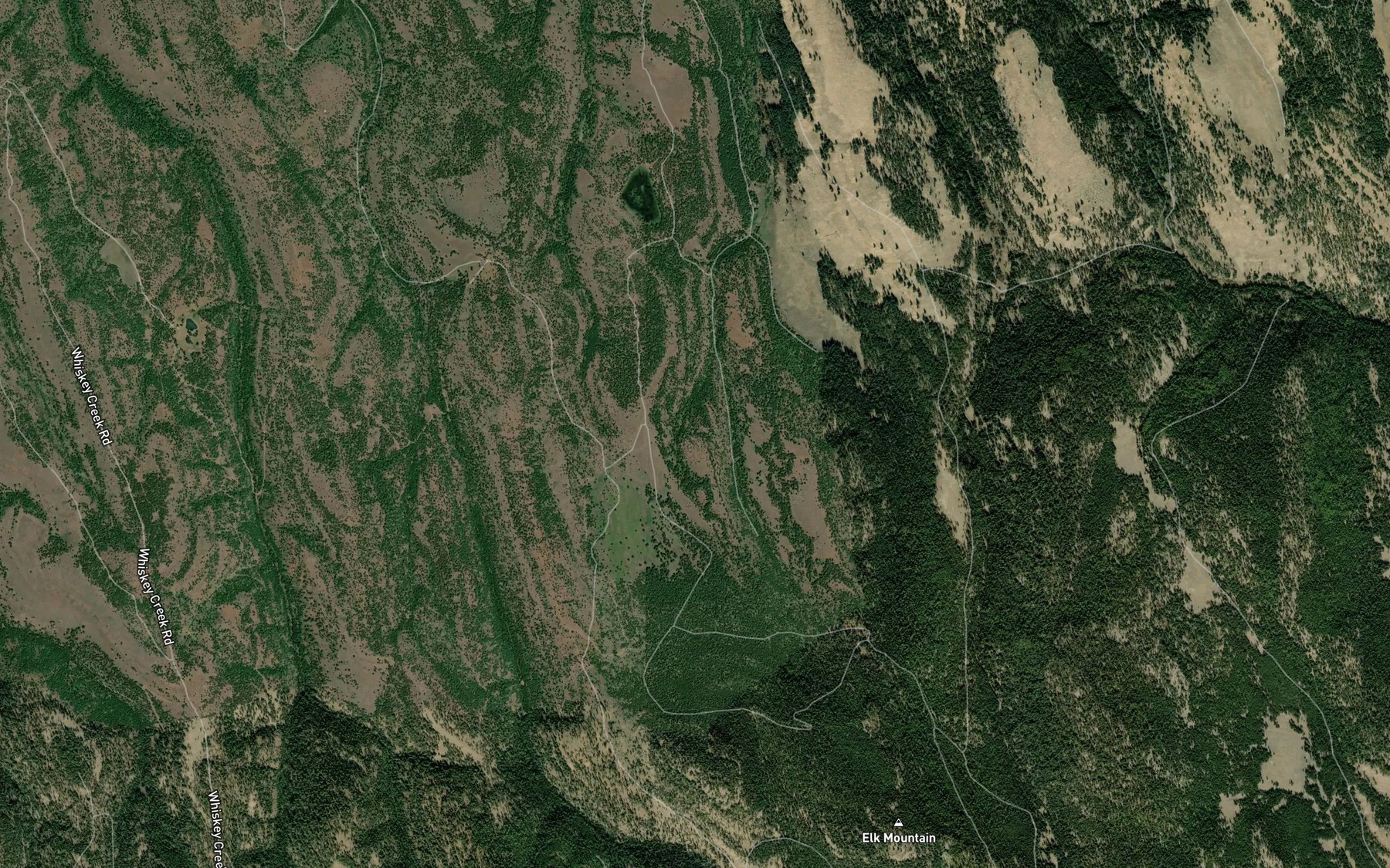 Satellite map of the La Grande Aqueduct