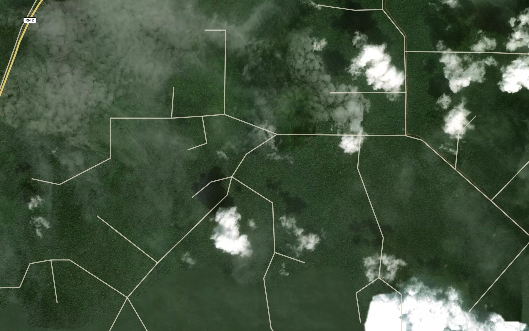 Satellite map of the Ndondoyo