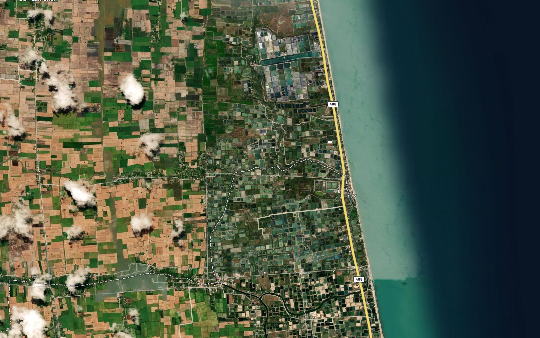 Satellite map of the Khlong Bang Khayaeng