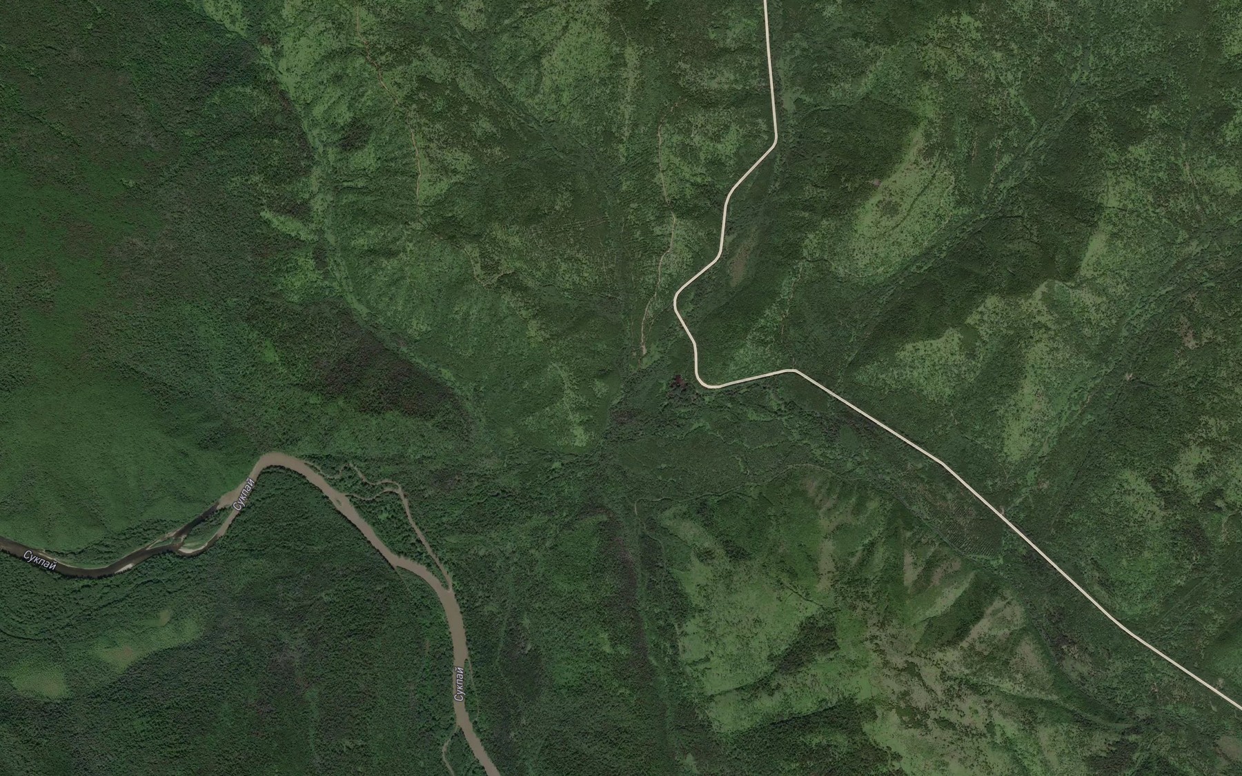 Satellite map of the Sagdy-Dagdaku