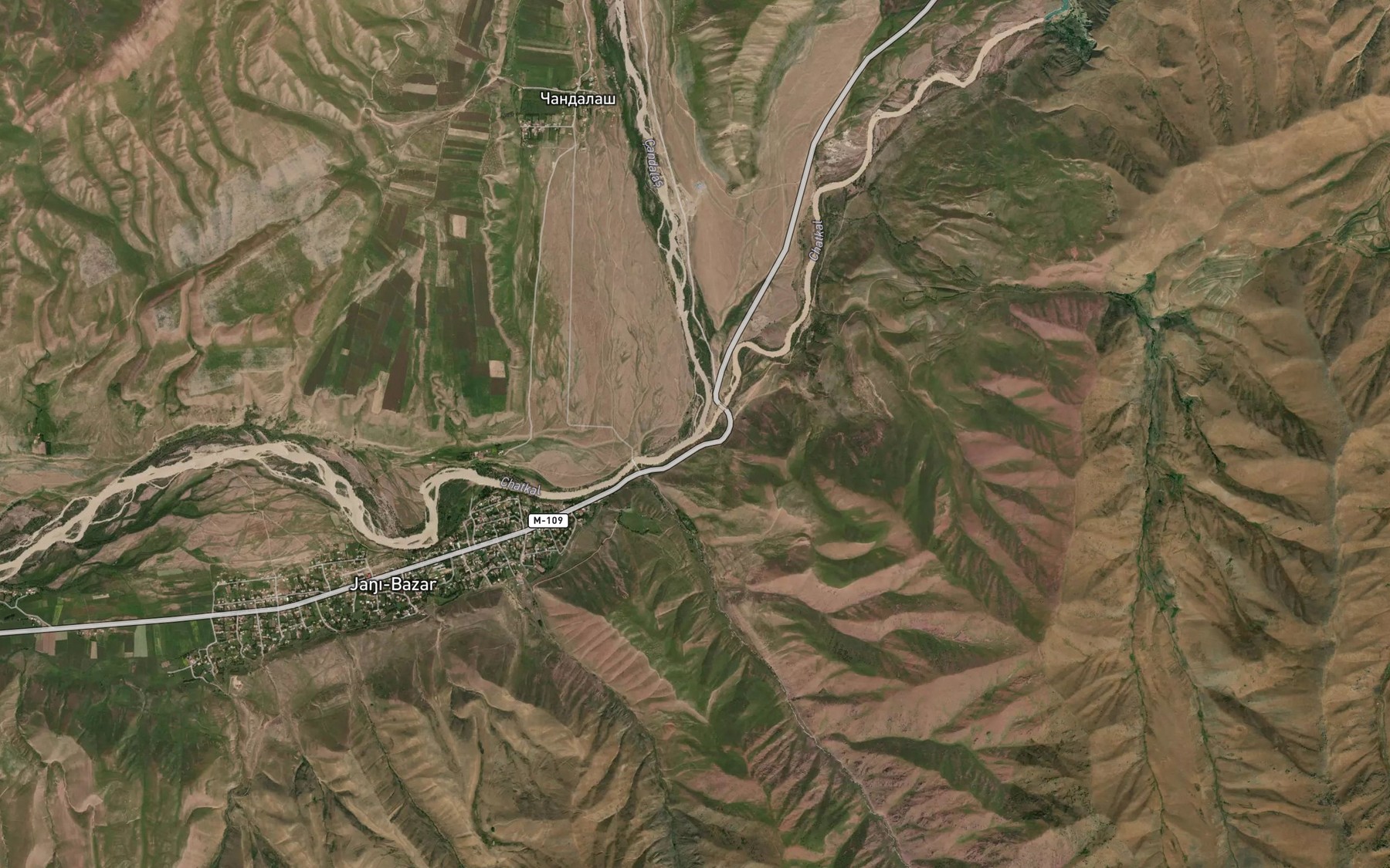 Satellite map of the Chandalash