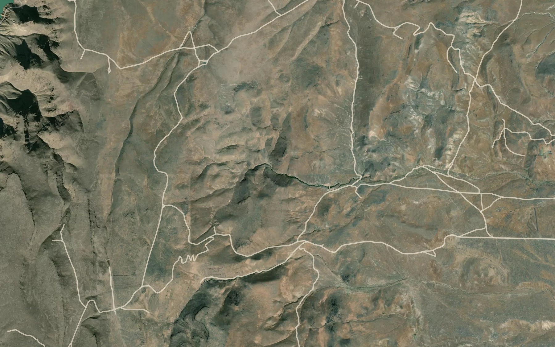 Satellite map of the North Alkali Spring