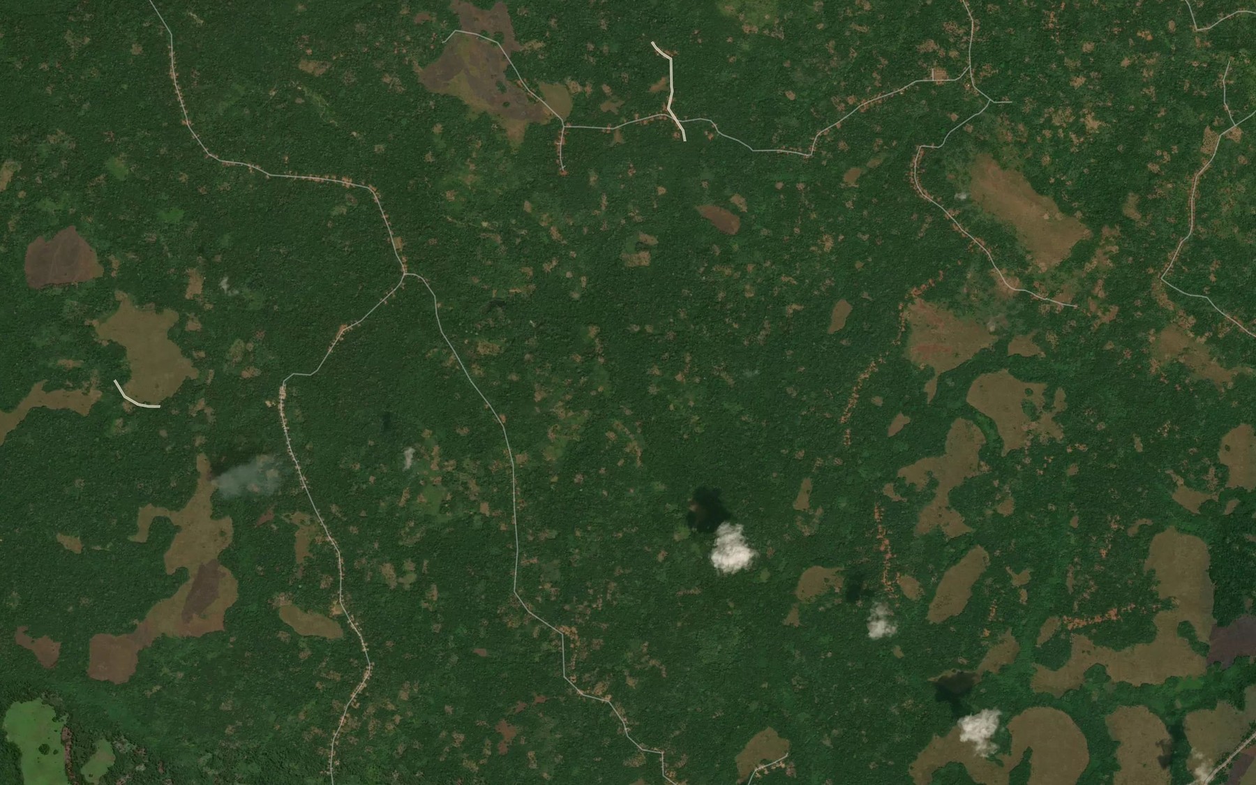 Satellite map of the Duburu