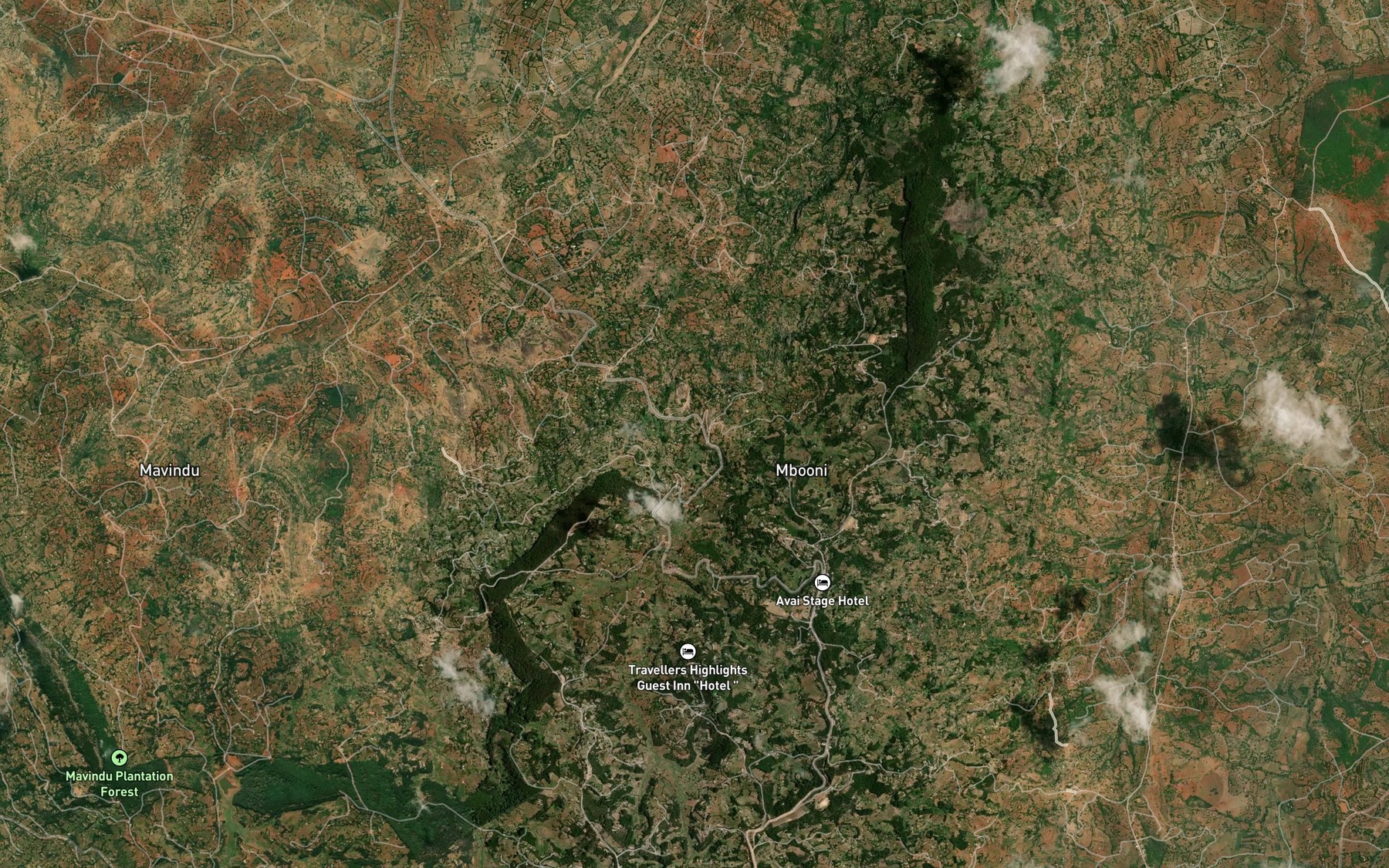 Satellite map of the Wawathi