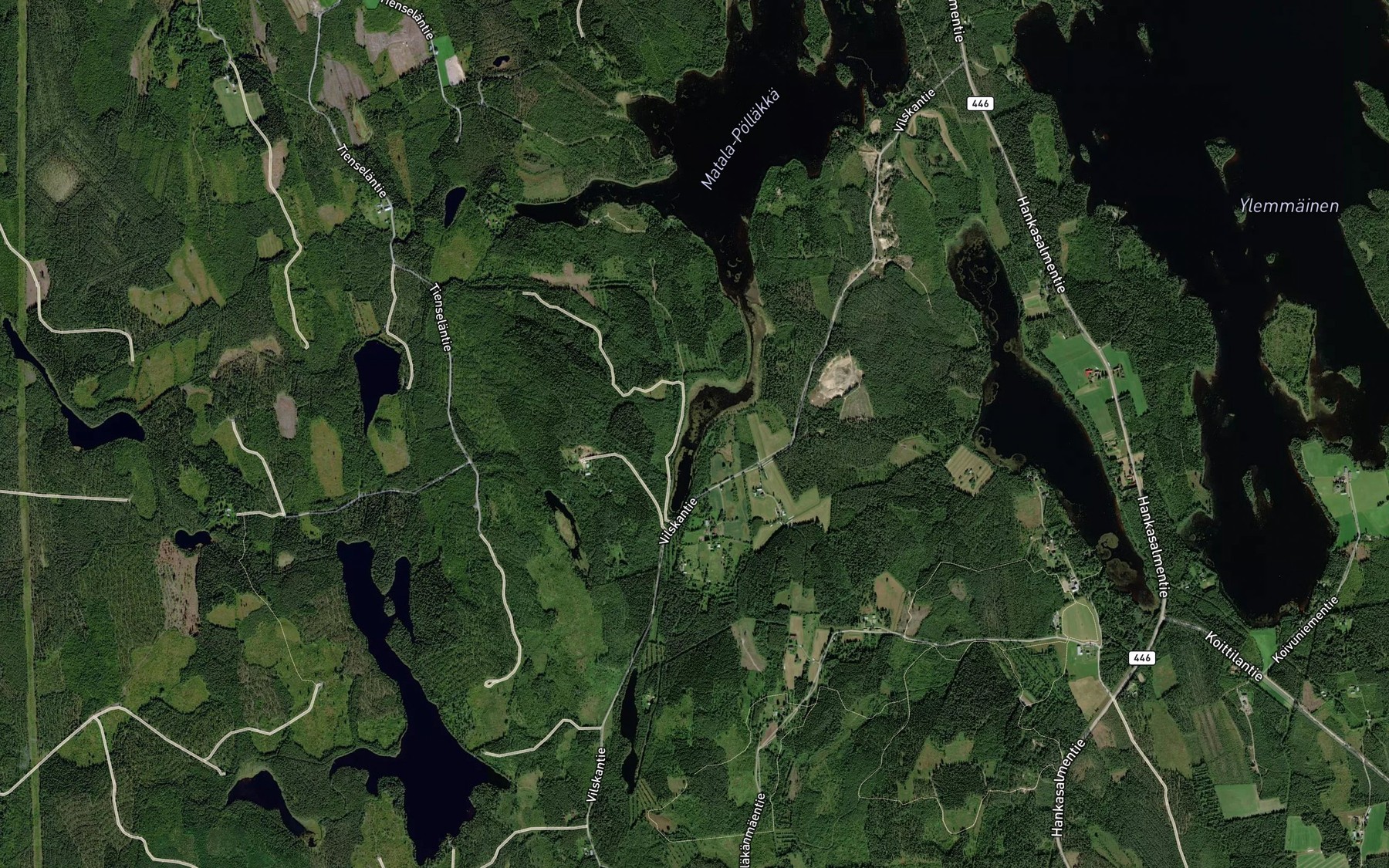 Satellite map of the Alatalonlahti