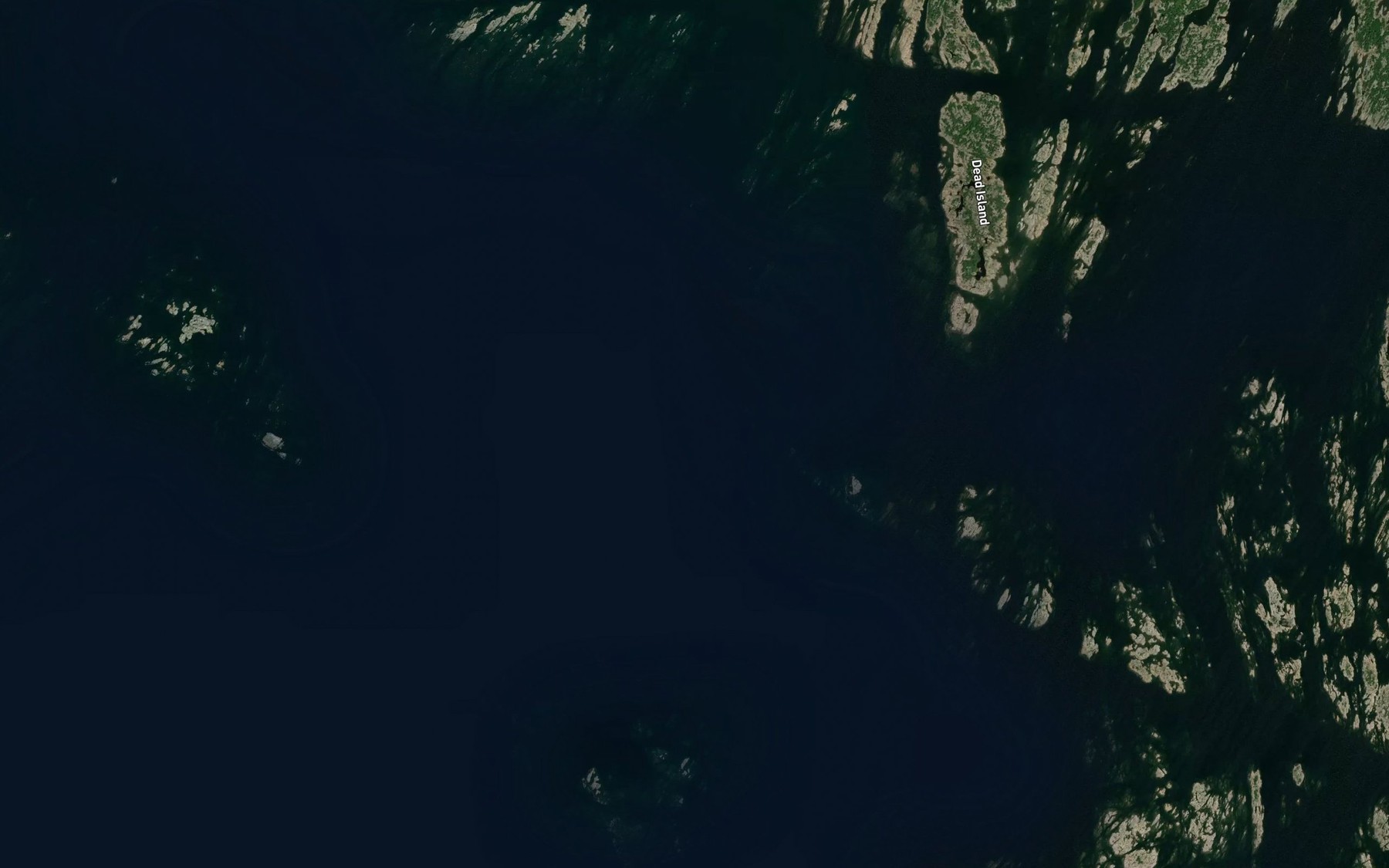 Satellite map of the Bray Reef