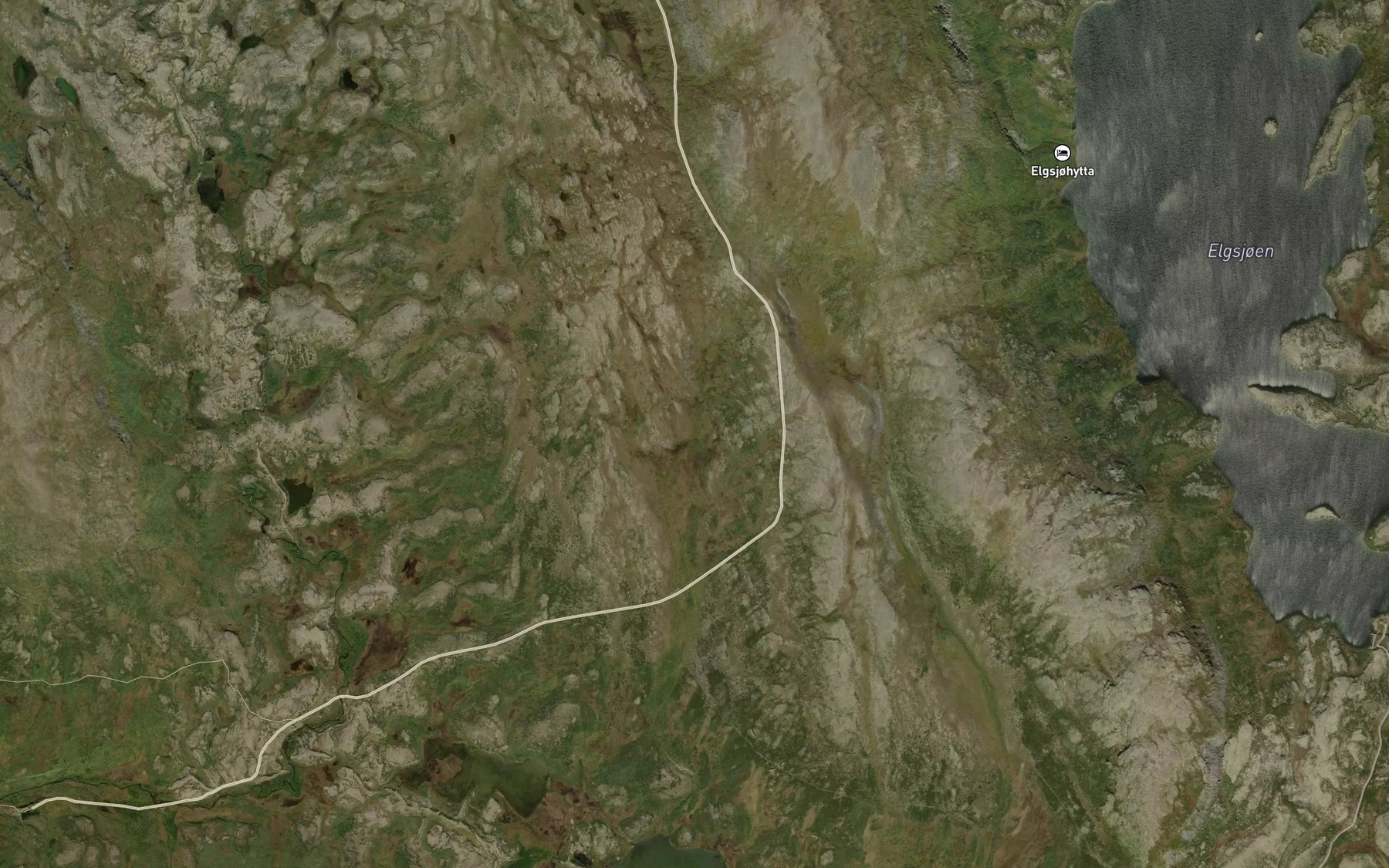 Satellite map of the Storbekken