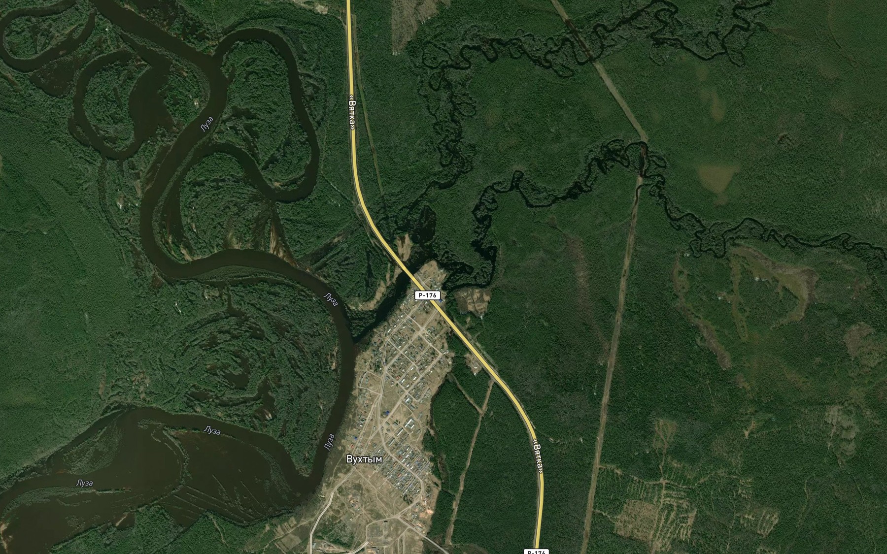 Satellite map of the Tulom