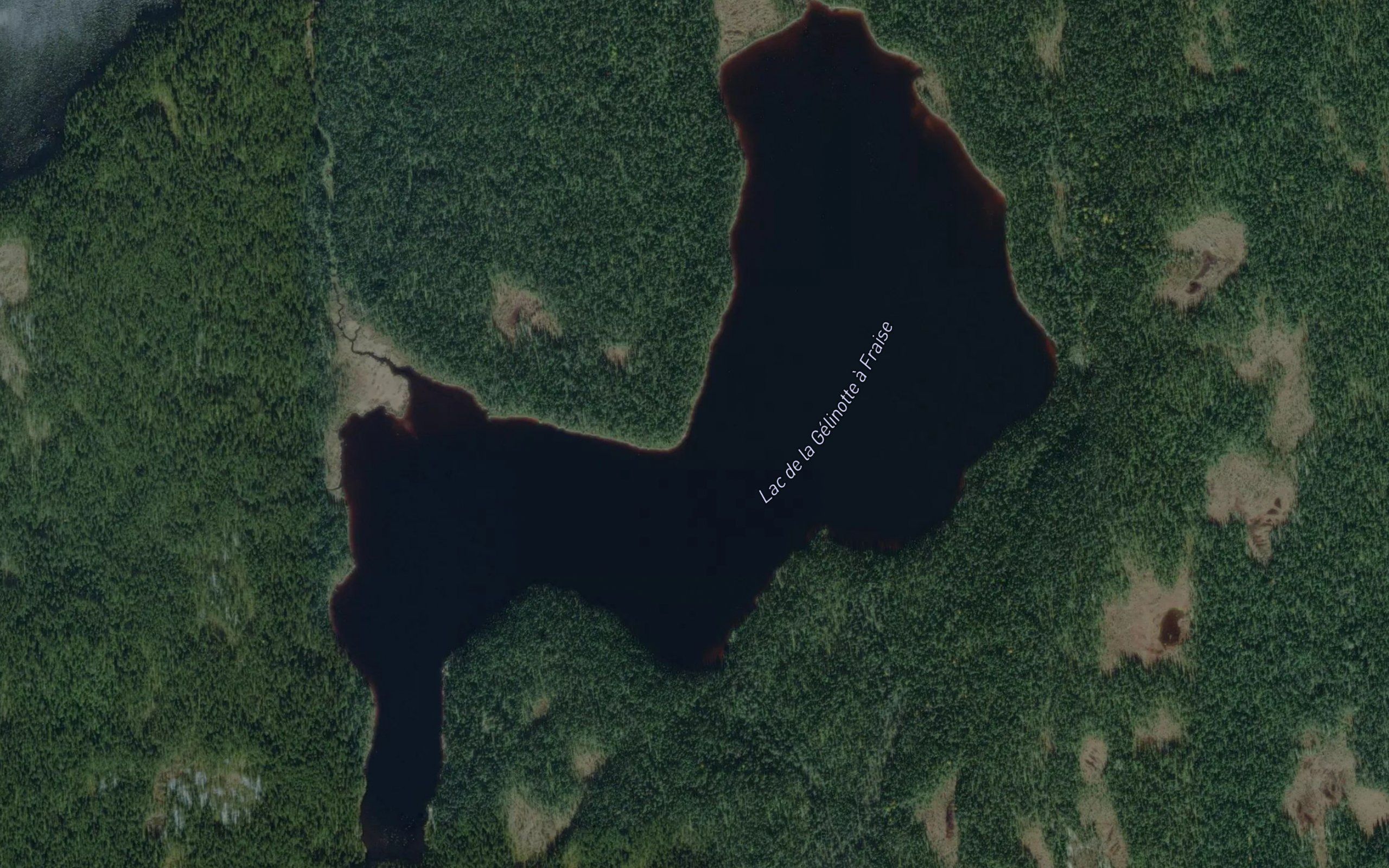 Lac de la Gelinotte a Fraise