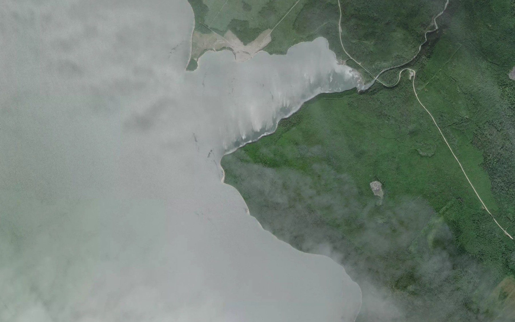 Satellite map of the Chowika Bay