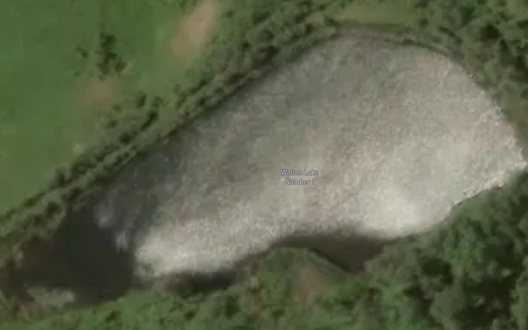 Satellite map of the Walton Lake Number 1