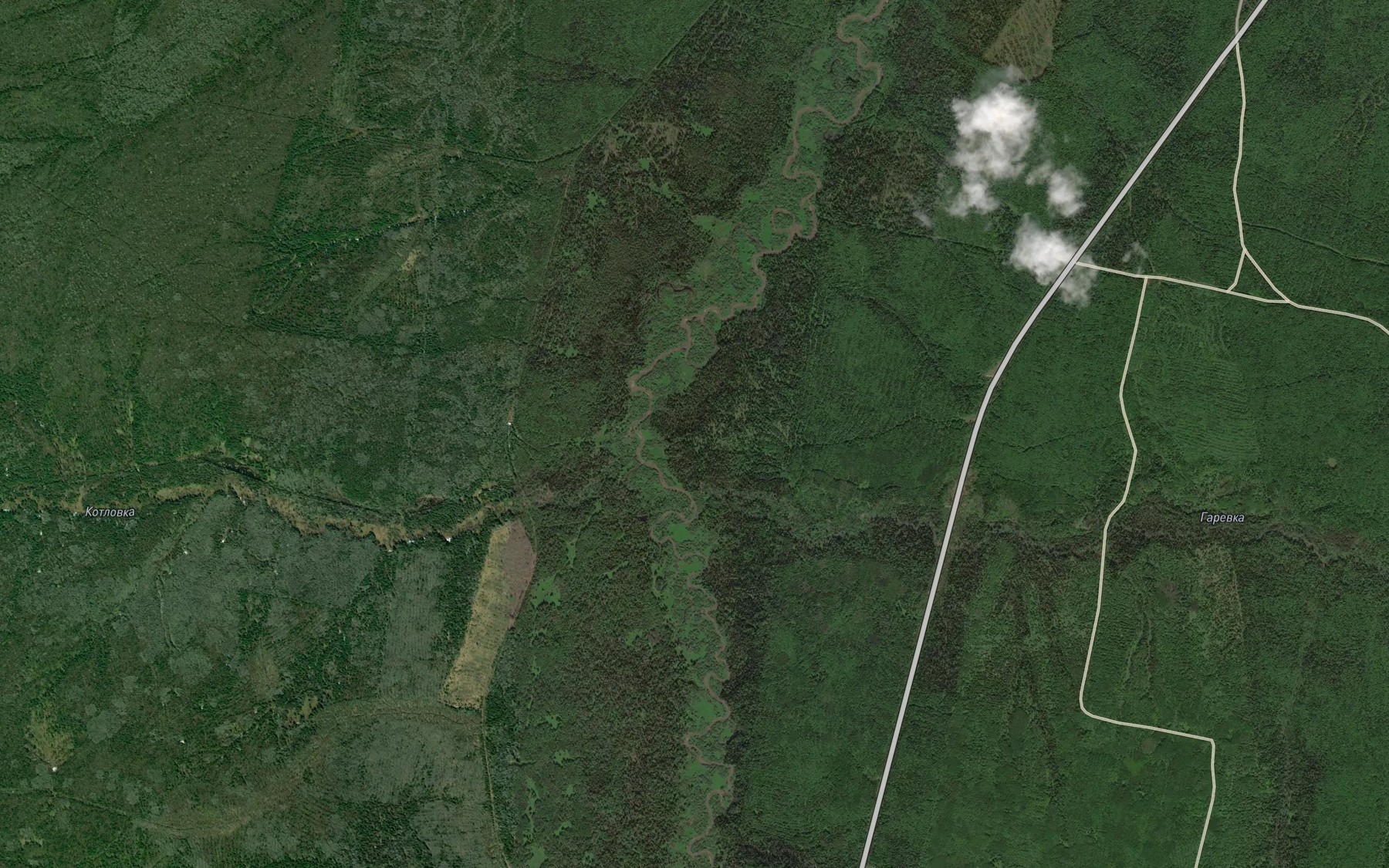 Satellite map of the Kotlovka