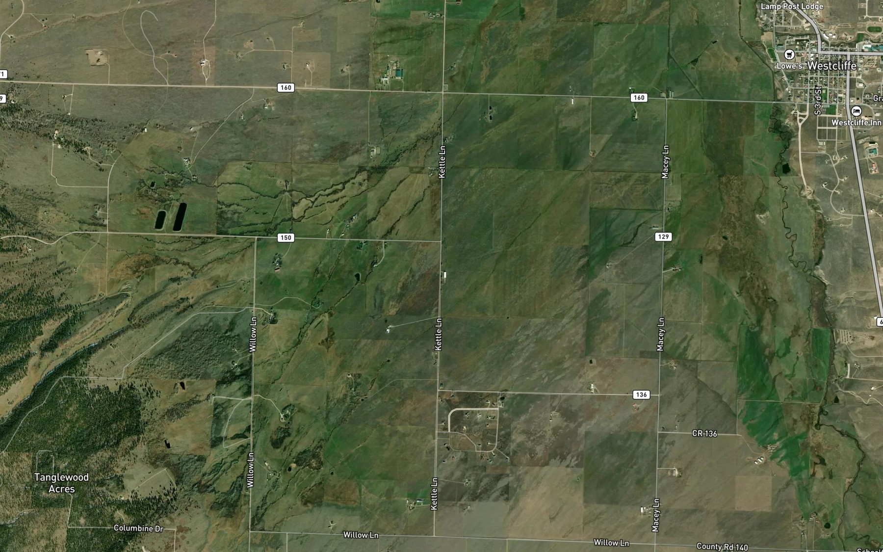 Satellite map of the Legard Ditch Number 5