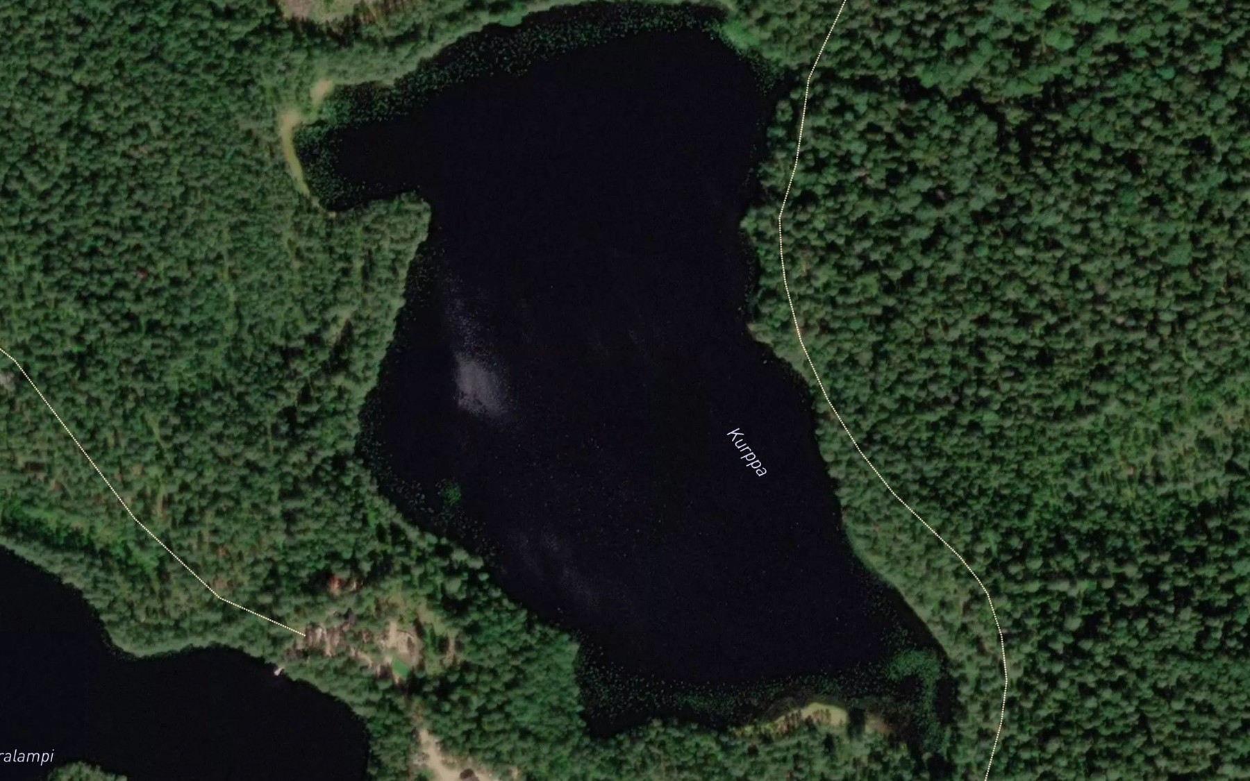 Satellite map of the Kurppa